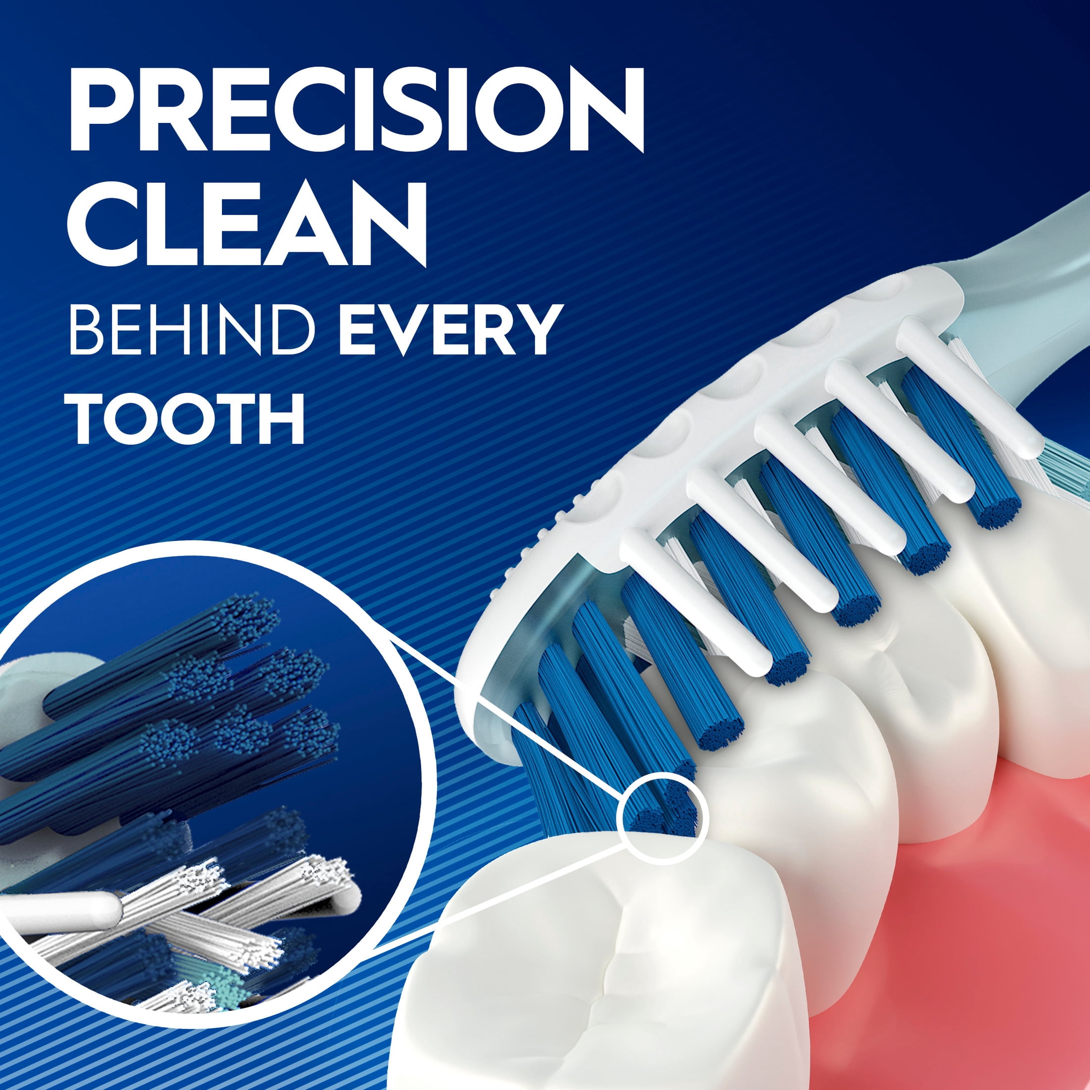 Oral-B Pro-Clean CrossAction Manual Toothbrush, Soft Bristles, Plaque Removal (Assorted Colors, 4 Count) 4d7qh