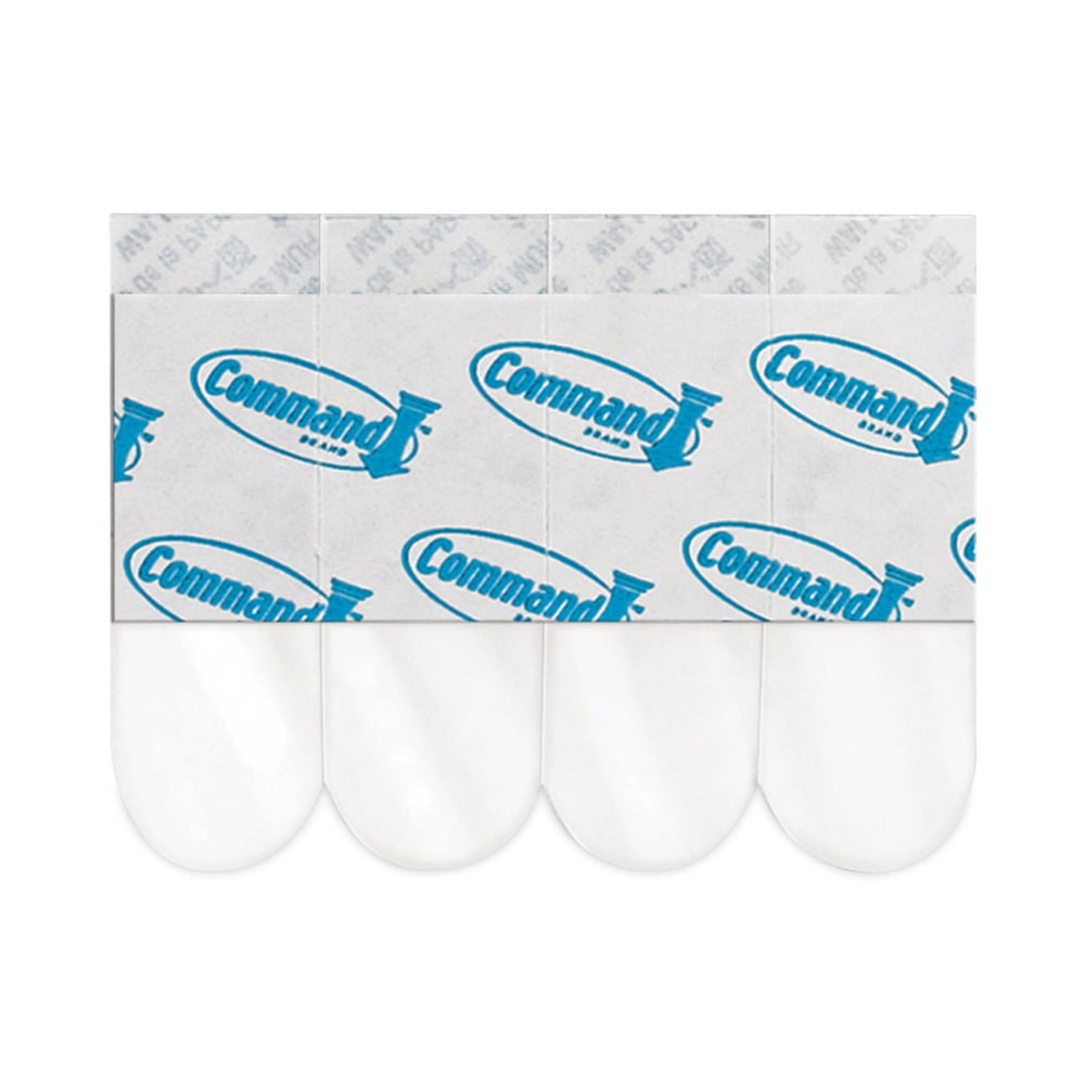 Command Clear Adhesive Hooks and Strips, Damage-Free Hanging for Home and Office (Clear, 50 Hooks and 50 Strips) 5ss4f