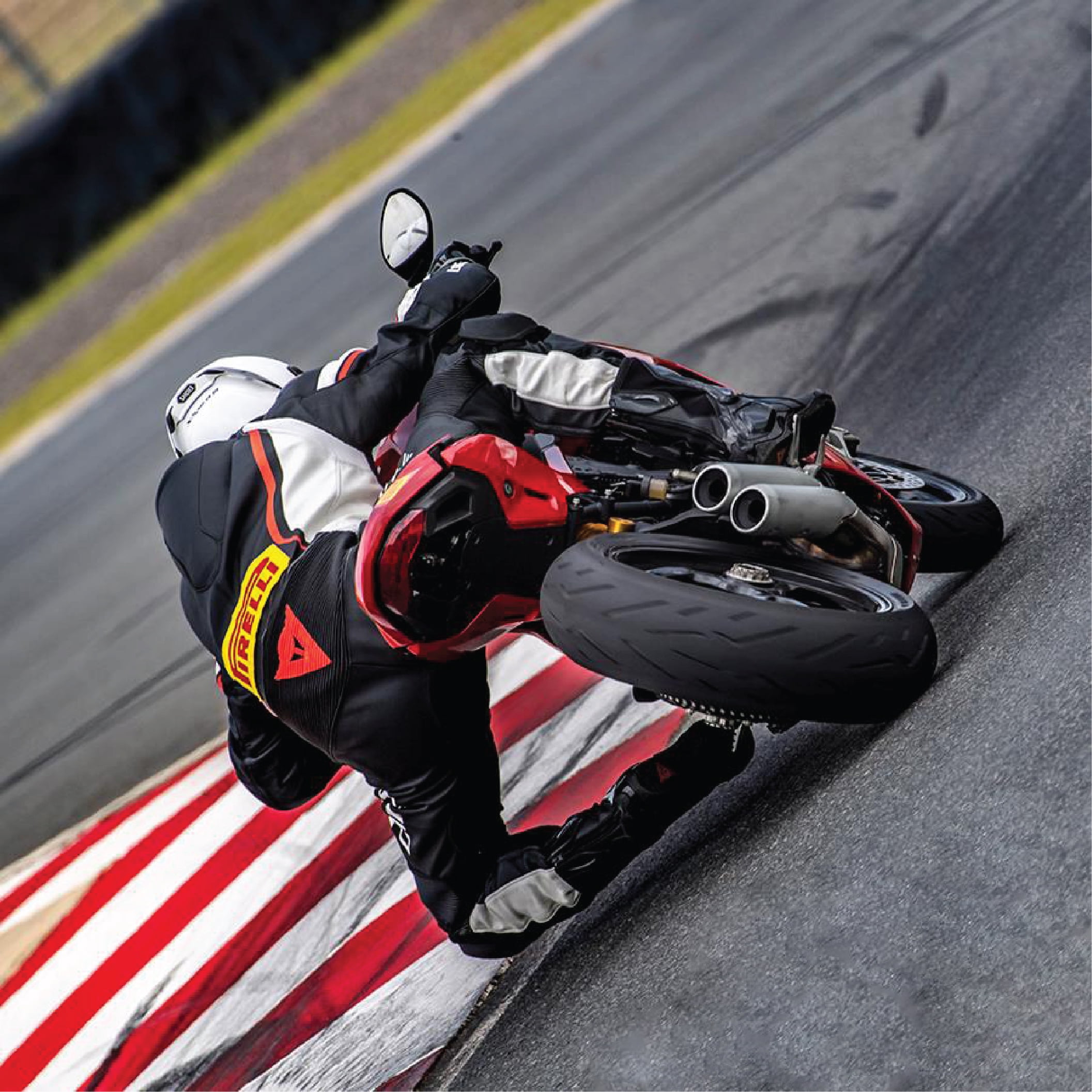 Pirelli Diablo Rosso II Rear Motorcycle Tire (180/55 ZR 17, Black) 5mse1