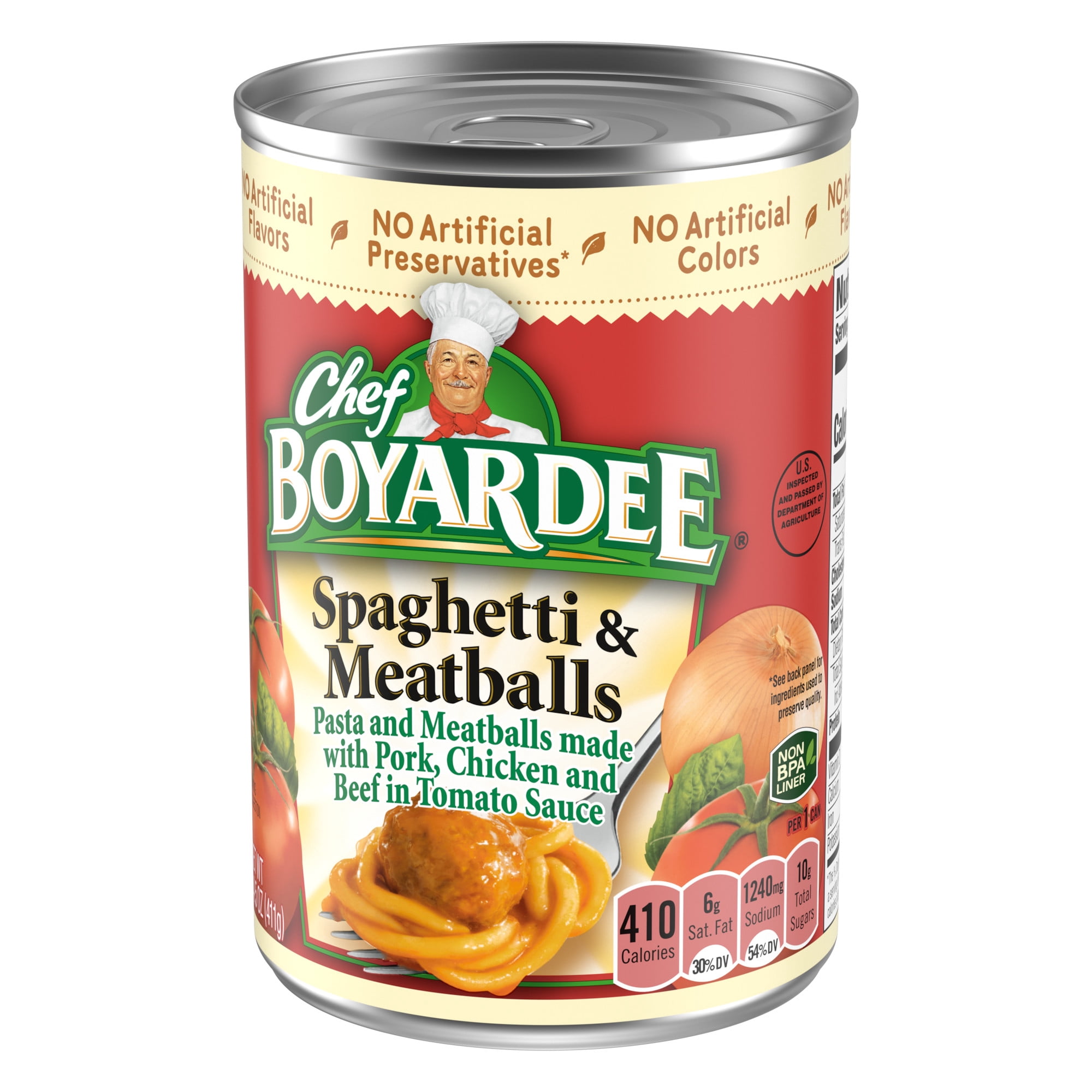 Chef Boyardee Spaghetti and Meatballs in Tomato Sauce (14.5 oz) 44vwe