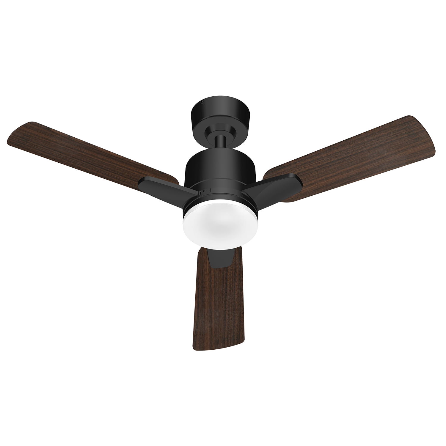 Mainstays 42 in Ceiling Fan with LED Light and Remote Control (Black, 42 in) ofavv