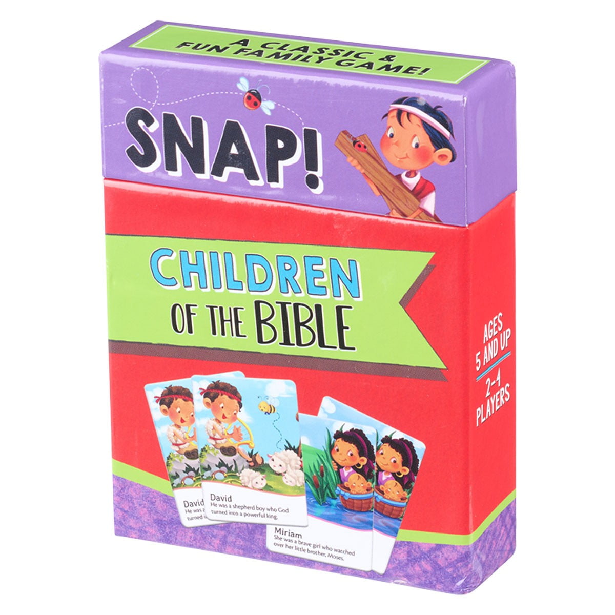 Christian Art Gifts Children of the Bible Snap Card Game (Educational Religious Activity) x7g9t