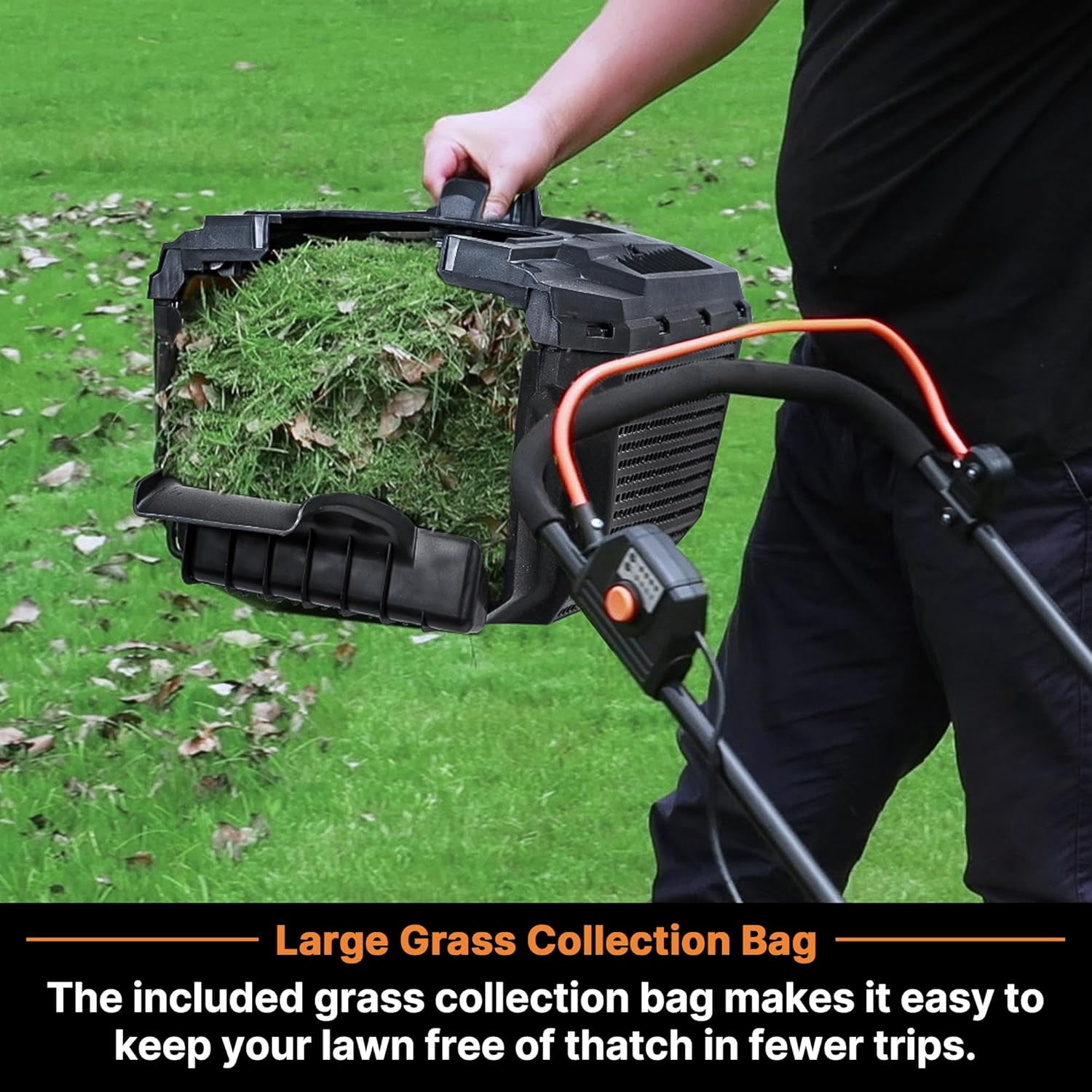 LawnMaster 24V Max Cordless Lawn Mower and Leaf Blower Combo Kit (13-inch Deck, 2x4.0Ah Batteries) e5lbq