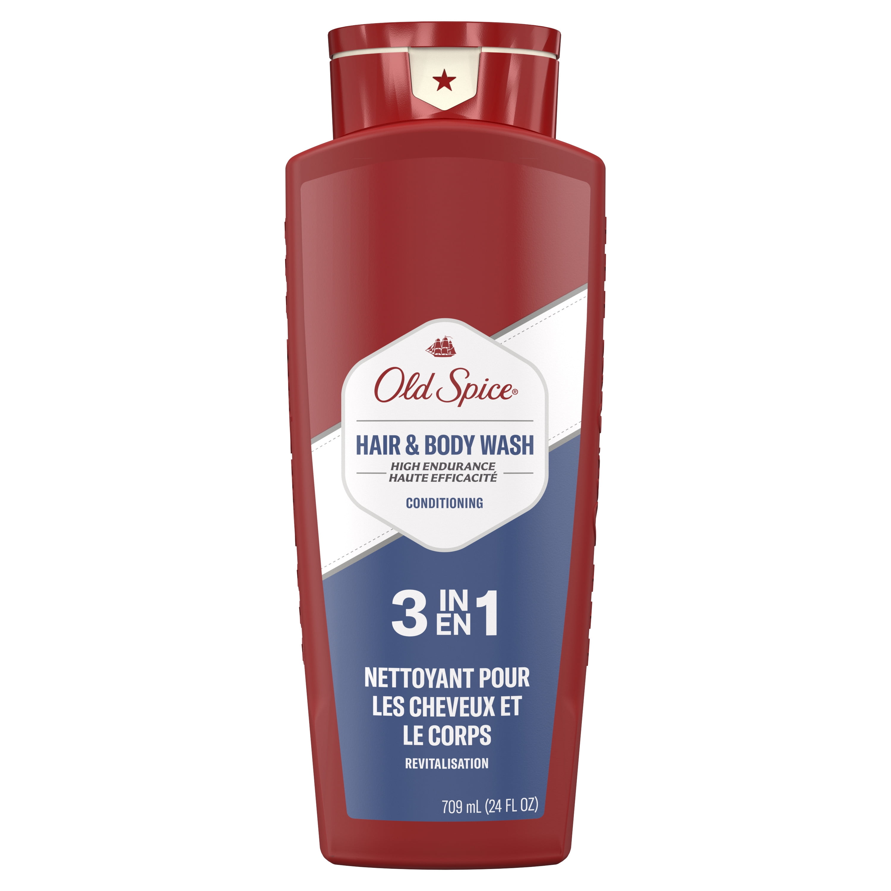 Old Spice High Endurance 3-in-1 Men's Shampoo, Conditioner & Body Wash (24 fl oz) h807w