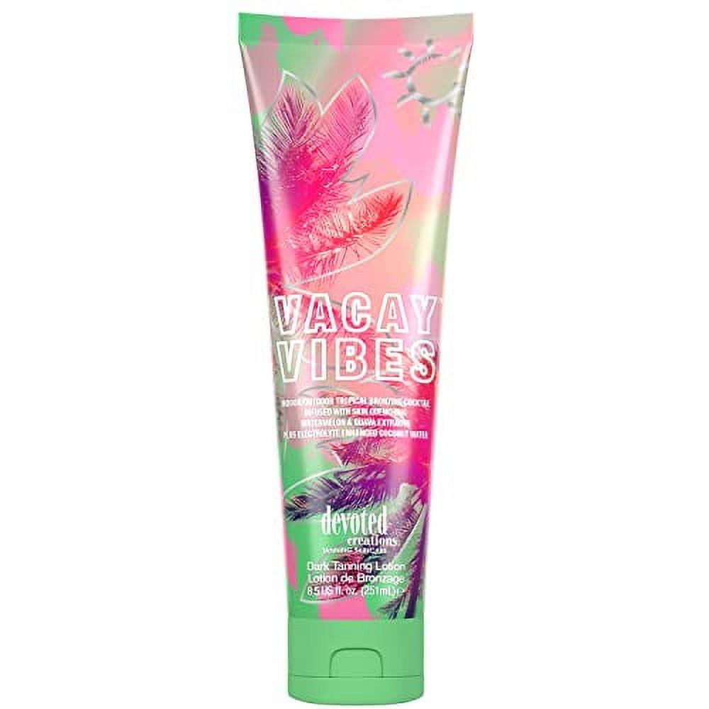 Devoted Creations Vacay Vibes Hydrating Sunless Tanning Lotion (Medium Skin Tone, 8.5 oz) 1aiu9