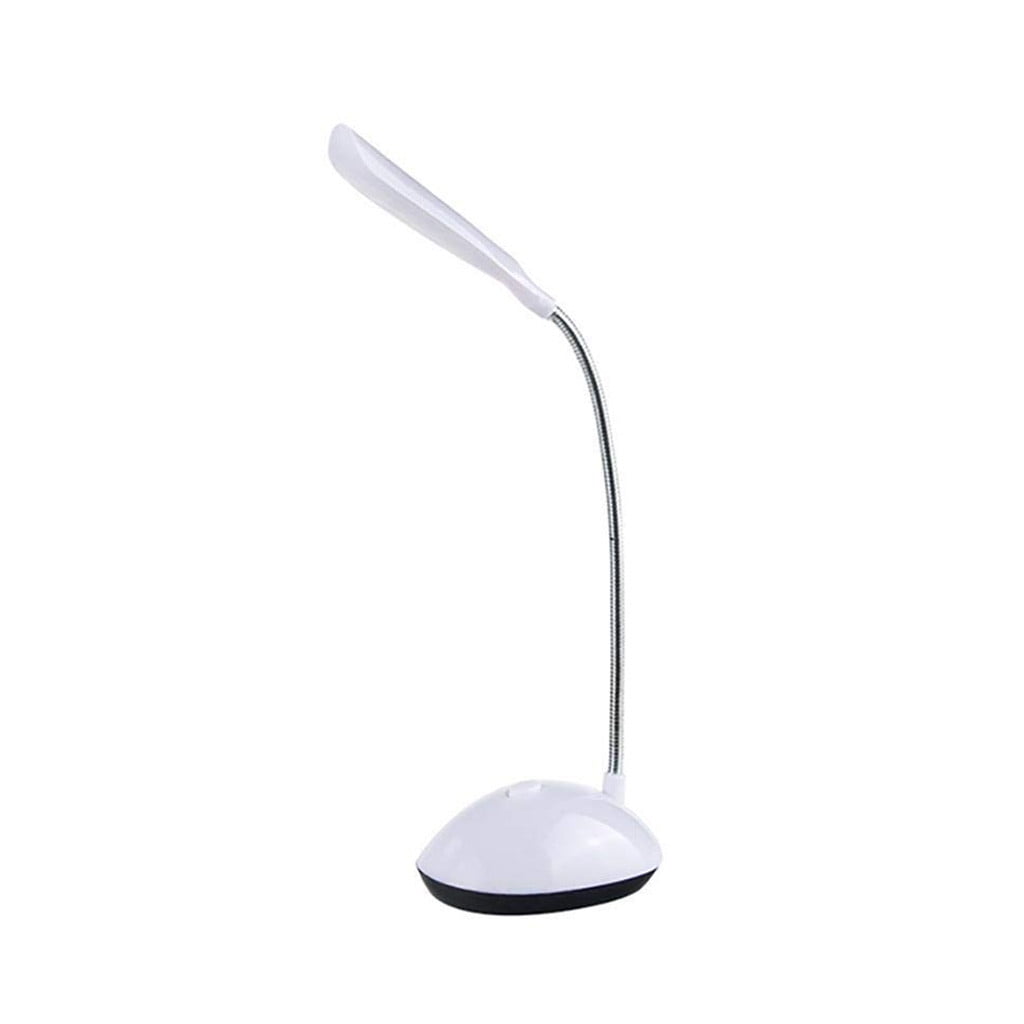 Moocorvic LED Desk Lamp with Touch Control and Flexible Neck (White, 2 in) ycatx