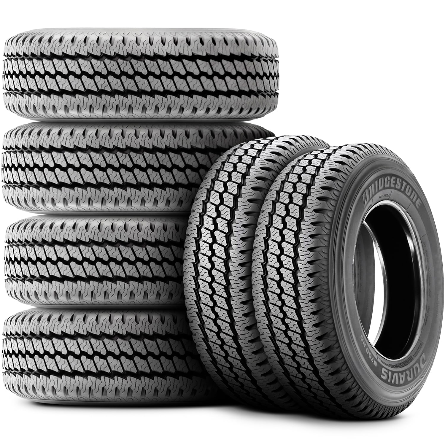 Bridgestone Duravis M700 HD All-Season Trailer Tires (ST235/85R16, 10 Ply, Set of 4) wptsa