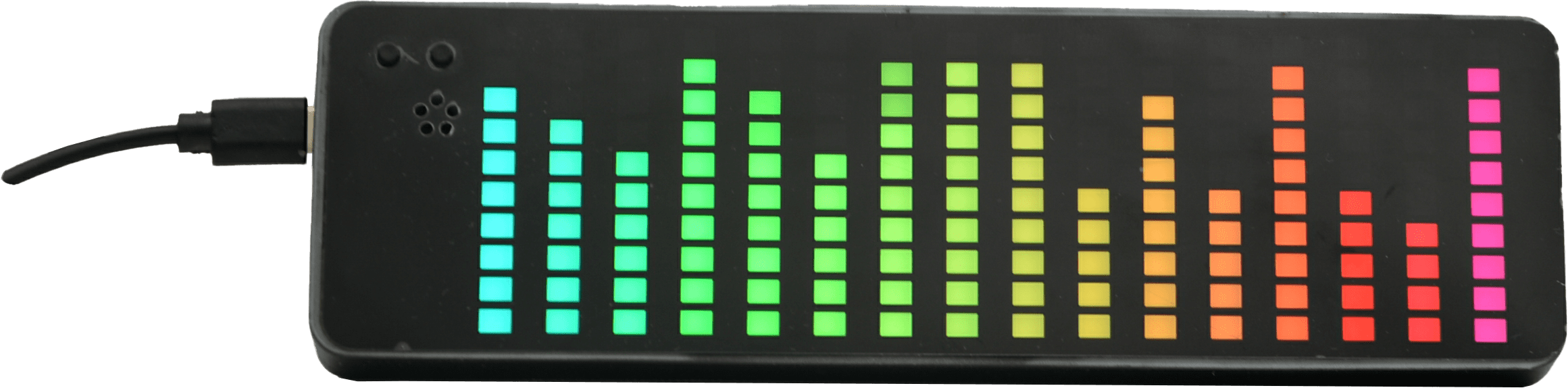 Power Acoustik 11-Band LED Audio Spectrum Analyzer (Multi-Color, 1 Unit) py3ch