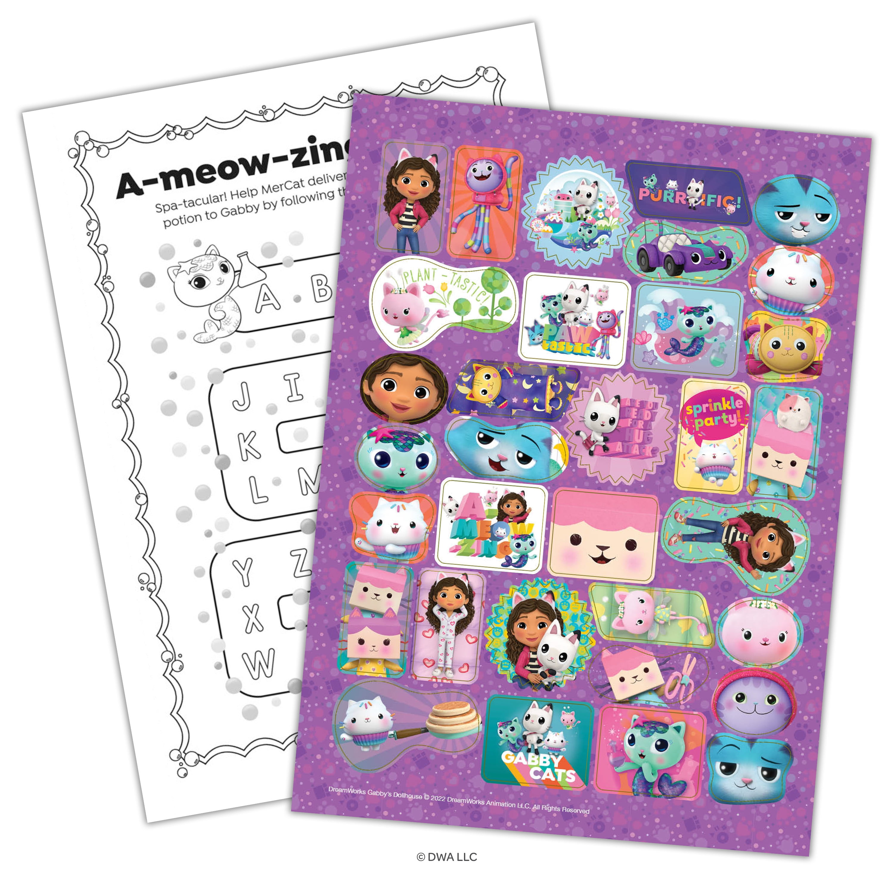 DreamWorks Gabby's Dollhouse Coloring and Activity Book (192 Pages) n2yma