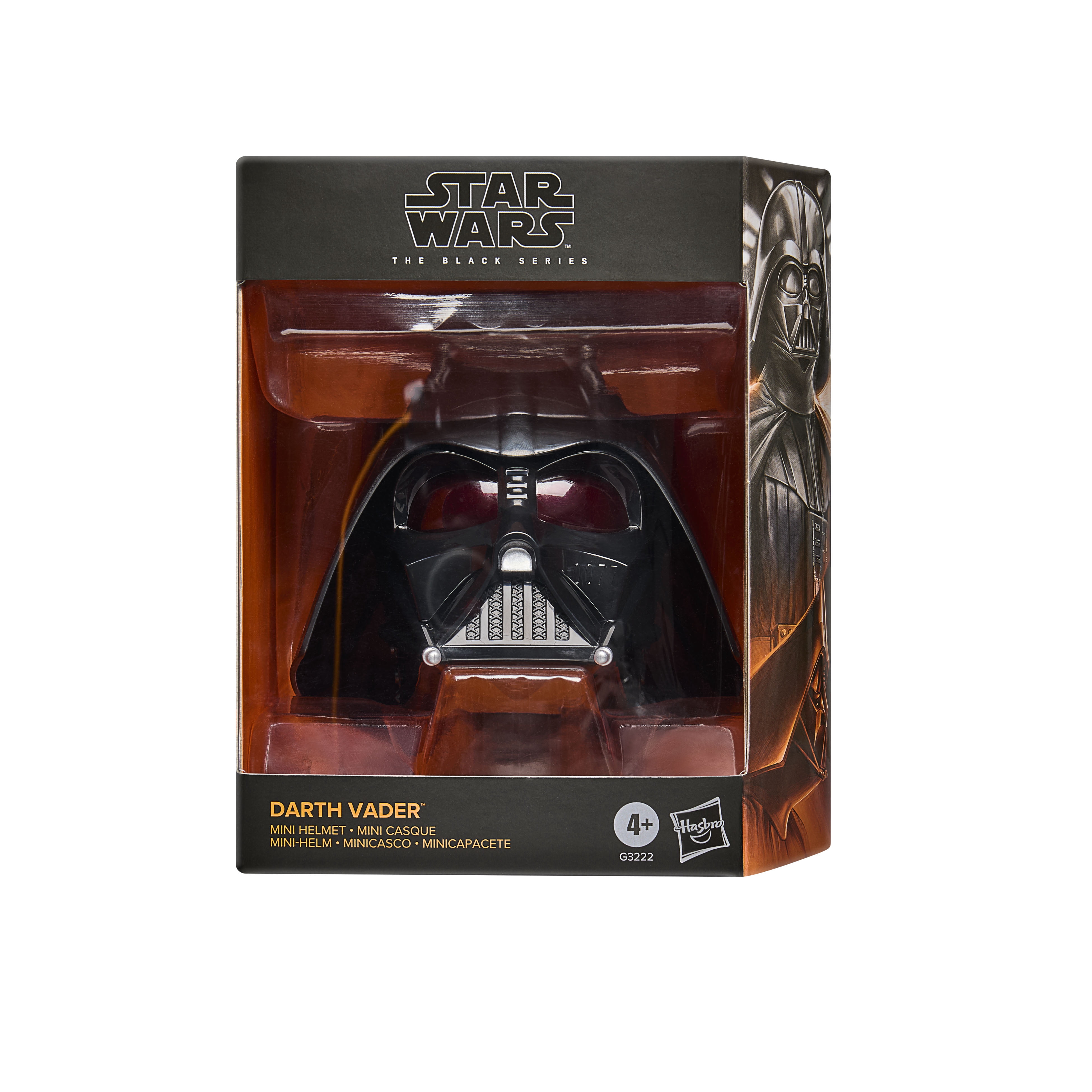 Star Wars The Black Series Darth Vader Premium Mini Helmet Display Collectible (Black, 6 in) jklug