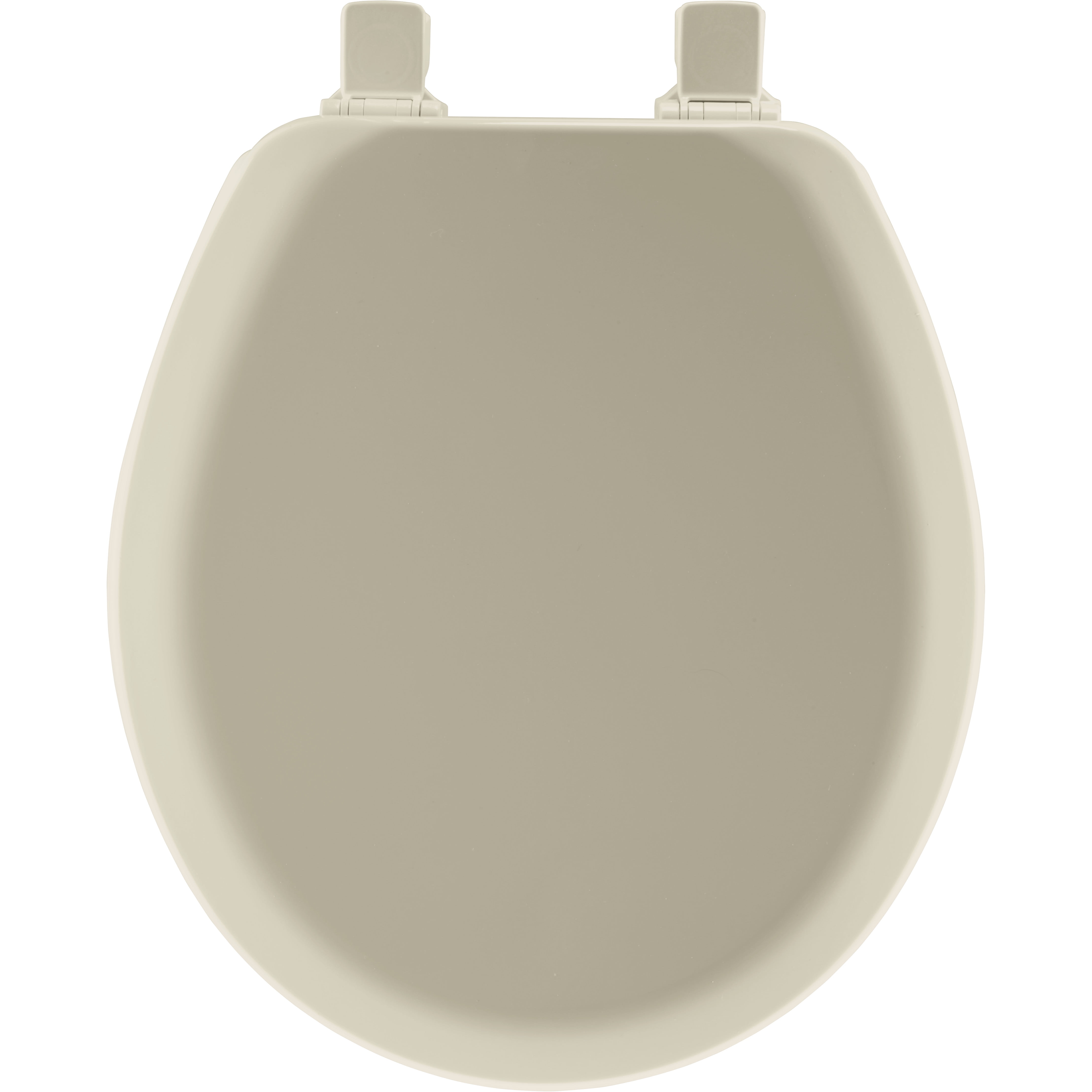 Mayfair Lift-Off Round Enameled Wood Toilet Seat with Stay-Tite Fastening System (White, Round) arpbv