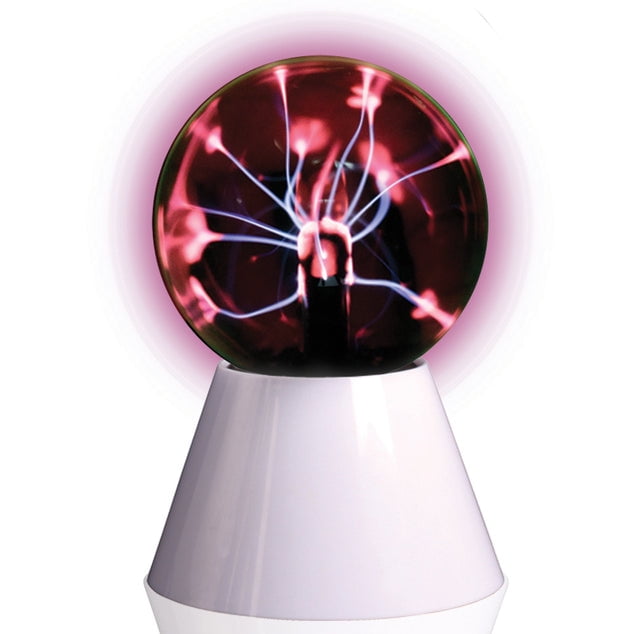 Heebie Jeebies Plasma Ball Lamp USB Powered Interactive Lightning Sphere (6 in) 5b5iq