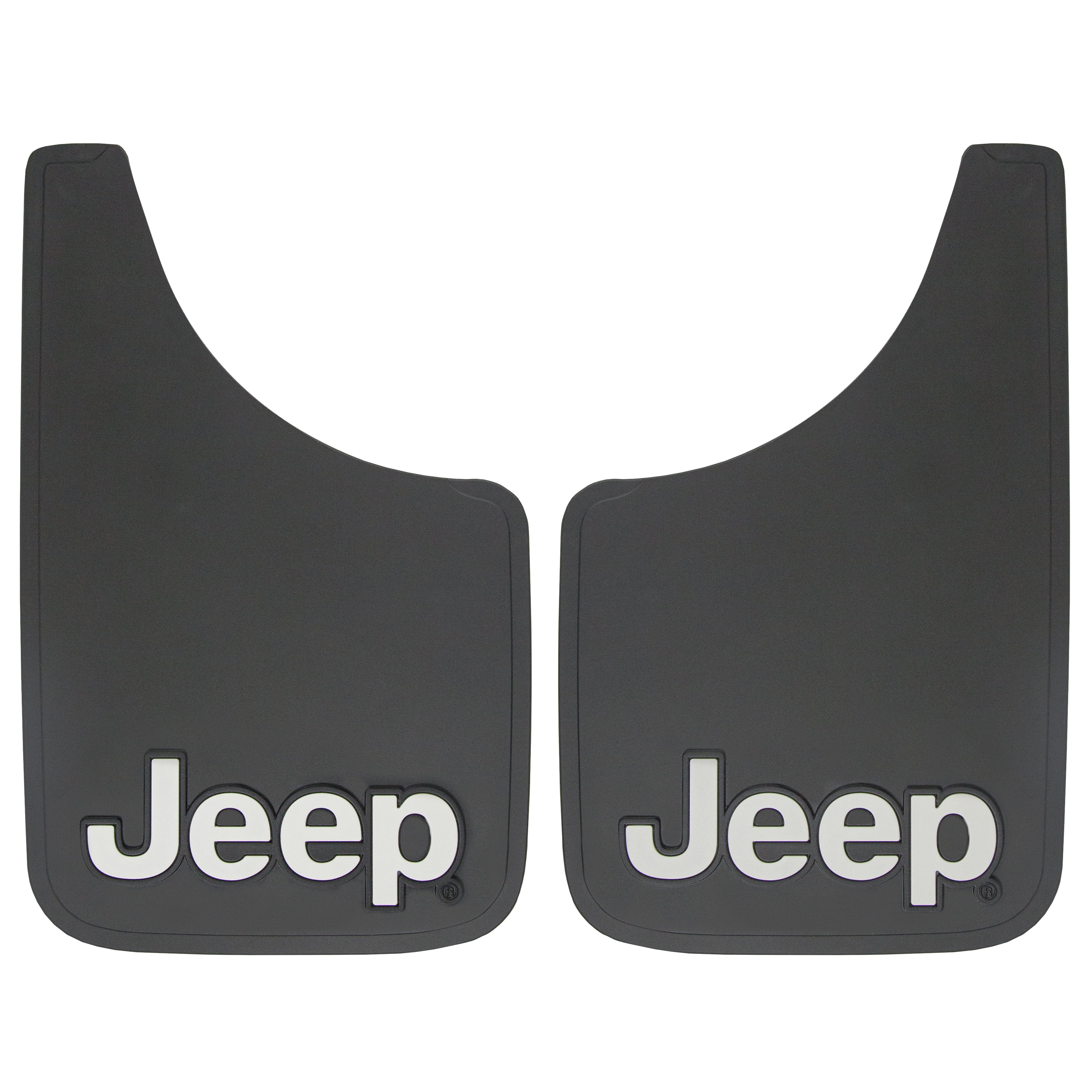 Jeep Easy-Fit Universal Automotive Mud Guards (Black, 9 in x 15 in) ocwx7