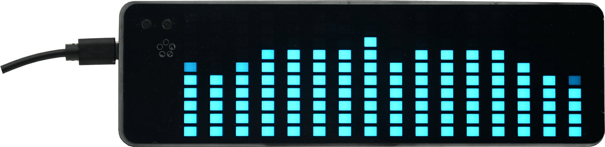 Power Acoustik 11-Band LED Audio Spectrum Analyzer (Multi-Color, 1 Unit) py3ch