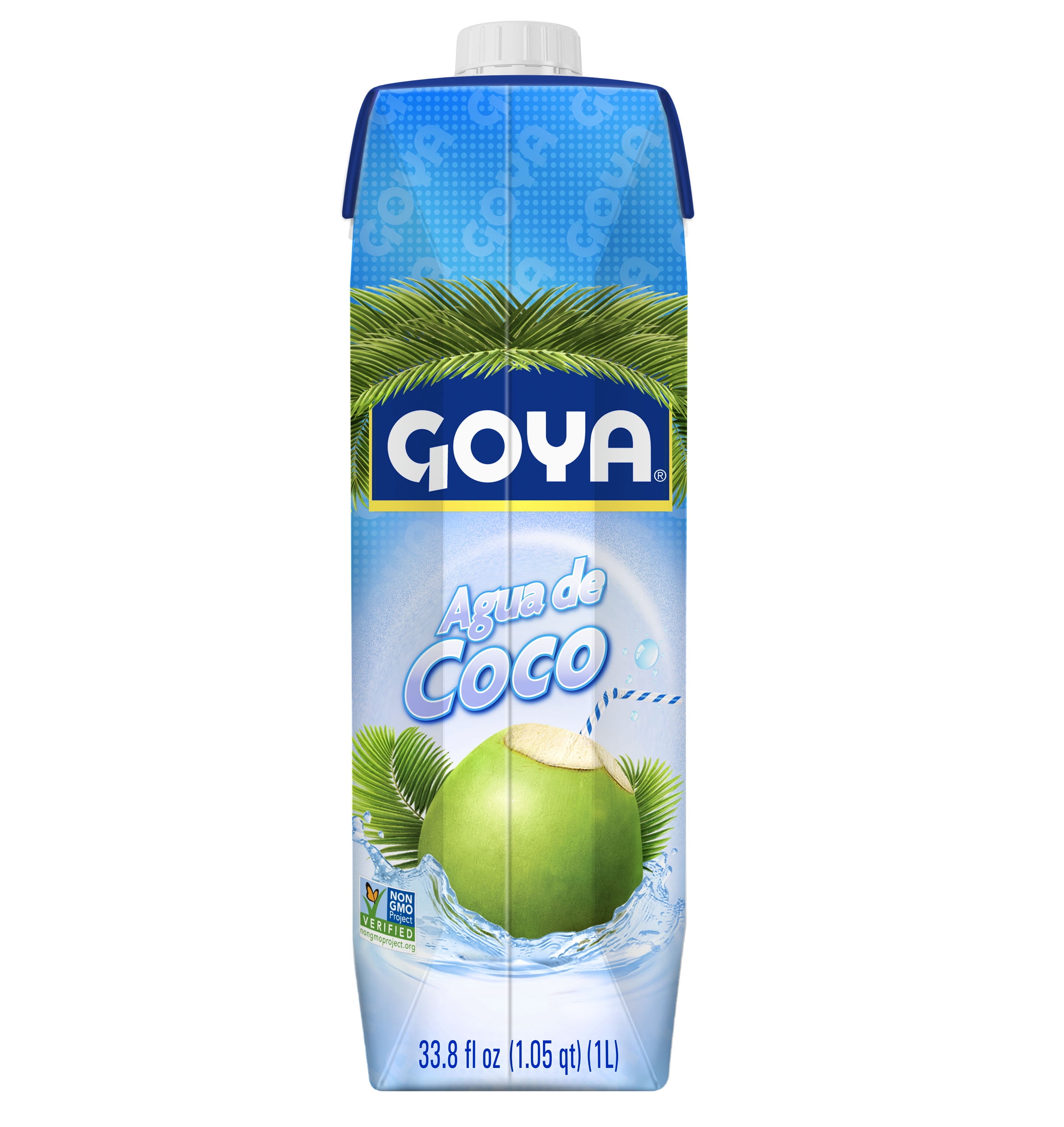Goya Coconut Water, Refreshing Tropical Beverage, Naturally Hydrating (33.8 fl oz) 4bhmy