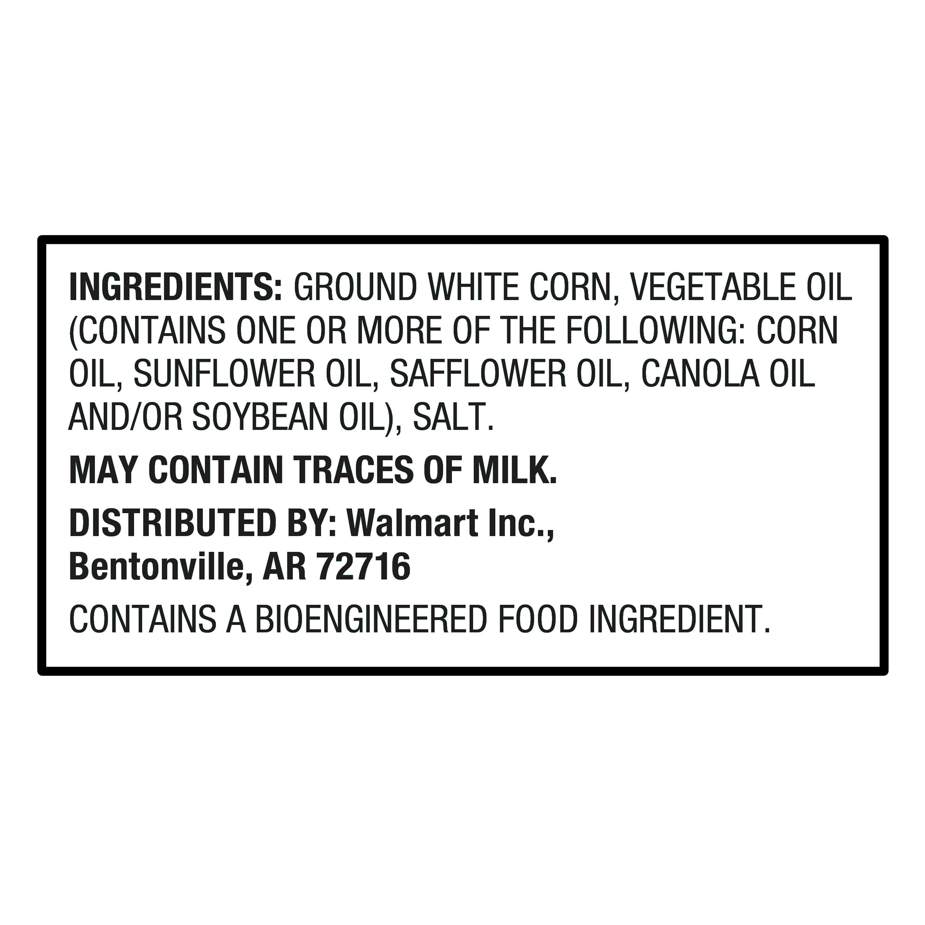 Great Value Restaurant Style White Corn Tortilla Chips (White, 13 oz) bmu7d
