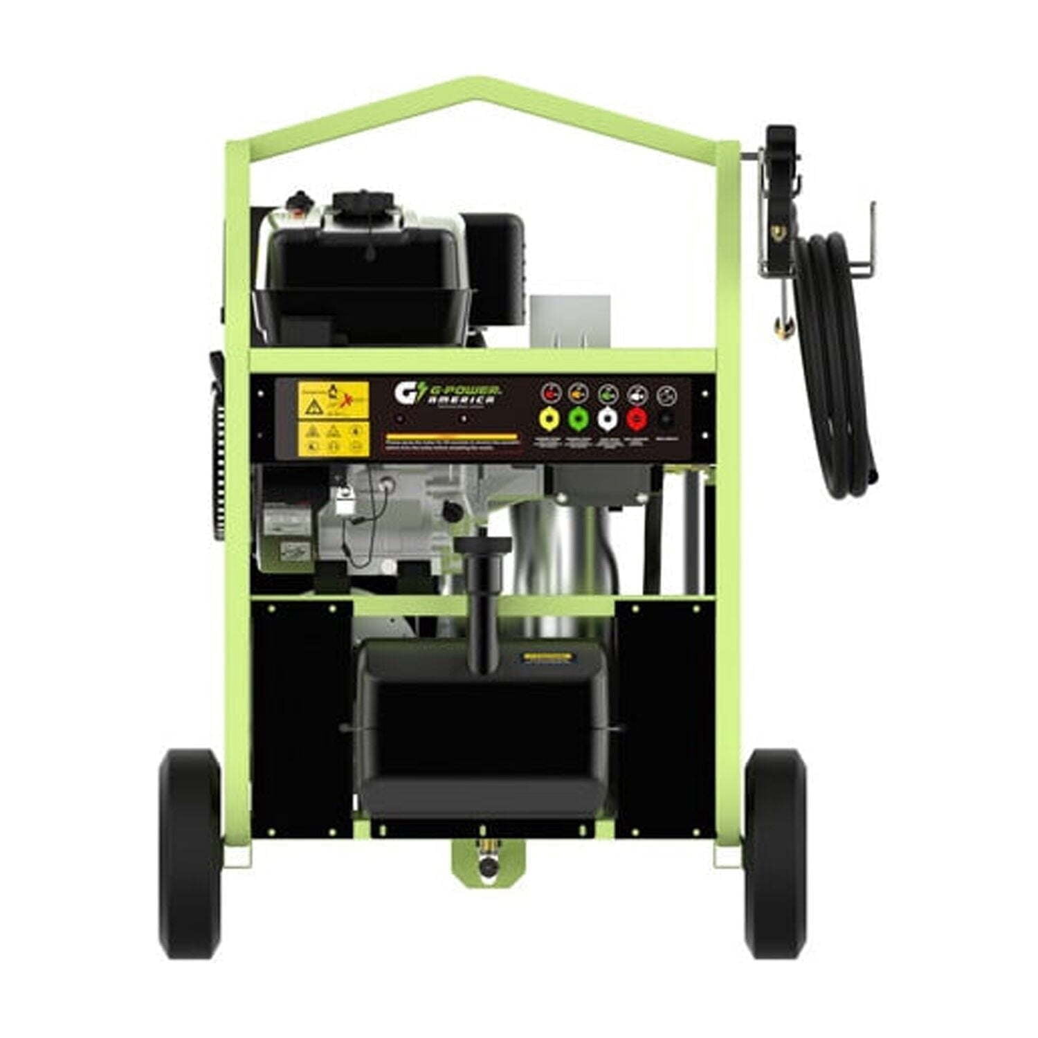 Green-Power America Commercial Hot Water Pressure Washer (4500 PSI, 4 GPM, Green) x5pu1