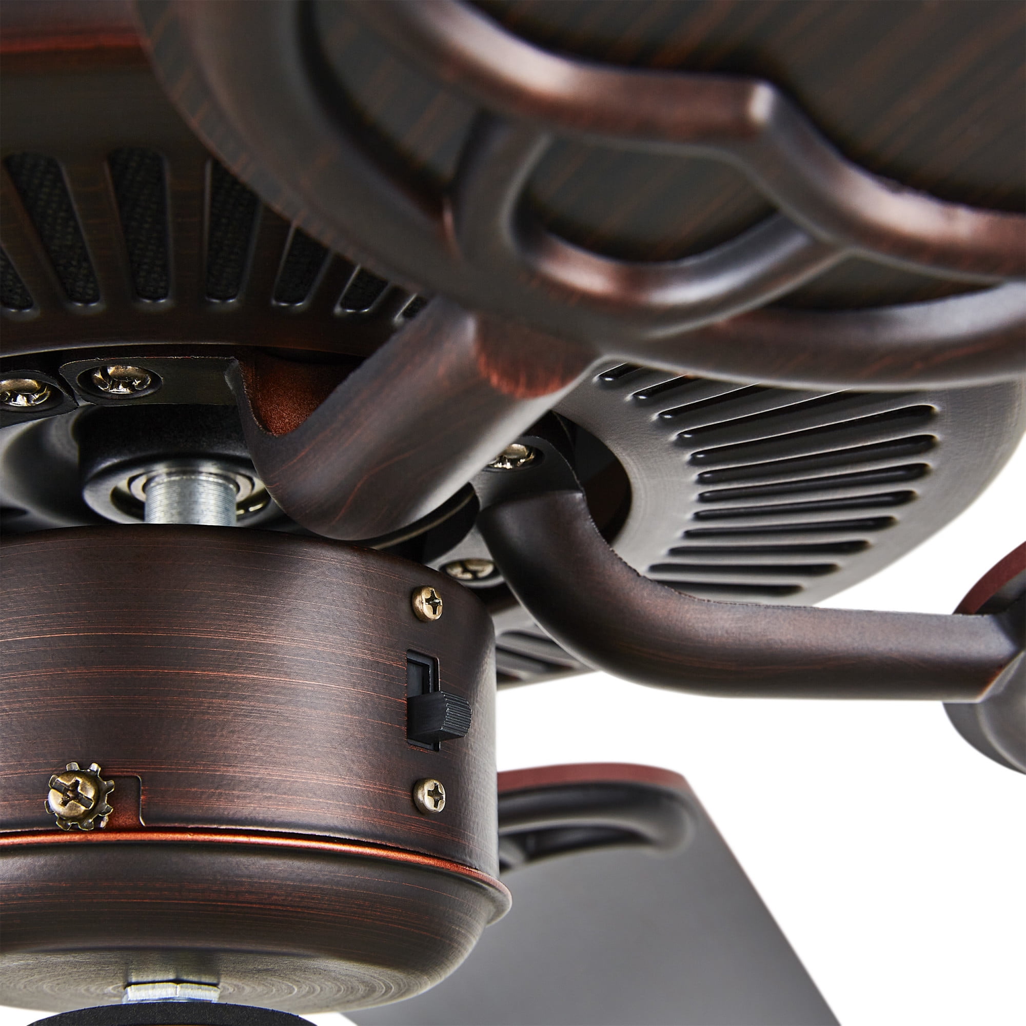 Concord Fans Heritage Square 52 in 5-Blade Ceiling Fan with Integrated LED Light Kit (Oil Rubbed Bronze, 52 in) na3ua