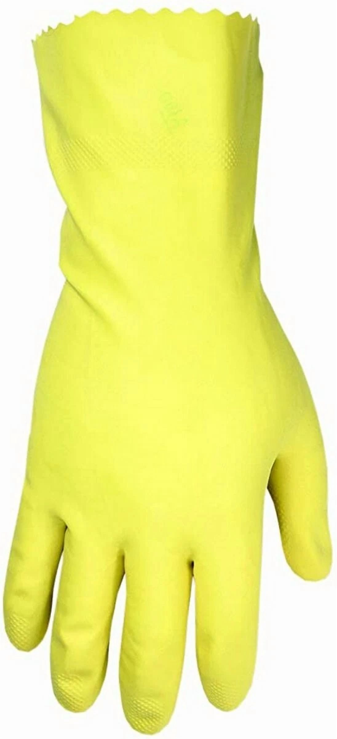 CLC Custom Leathercraft Household Latex Gloves (Yellow, Large) 7yf7r