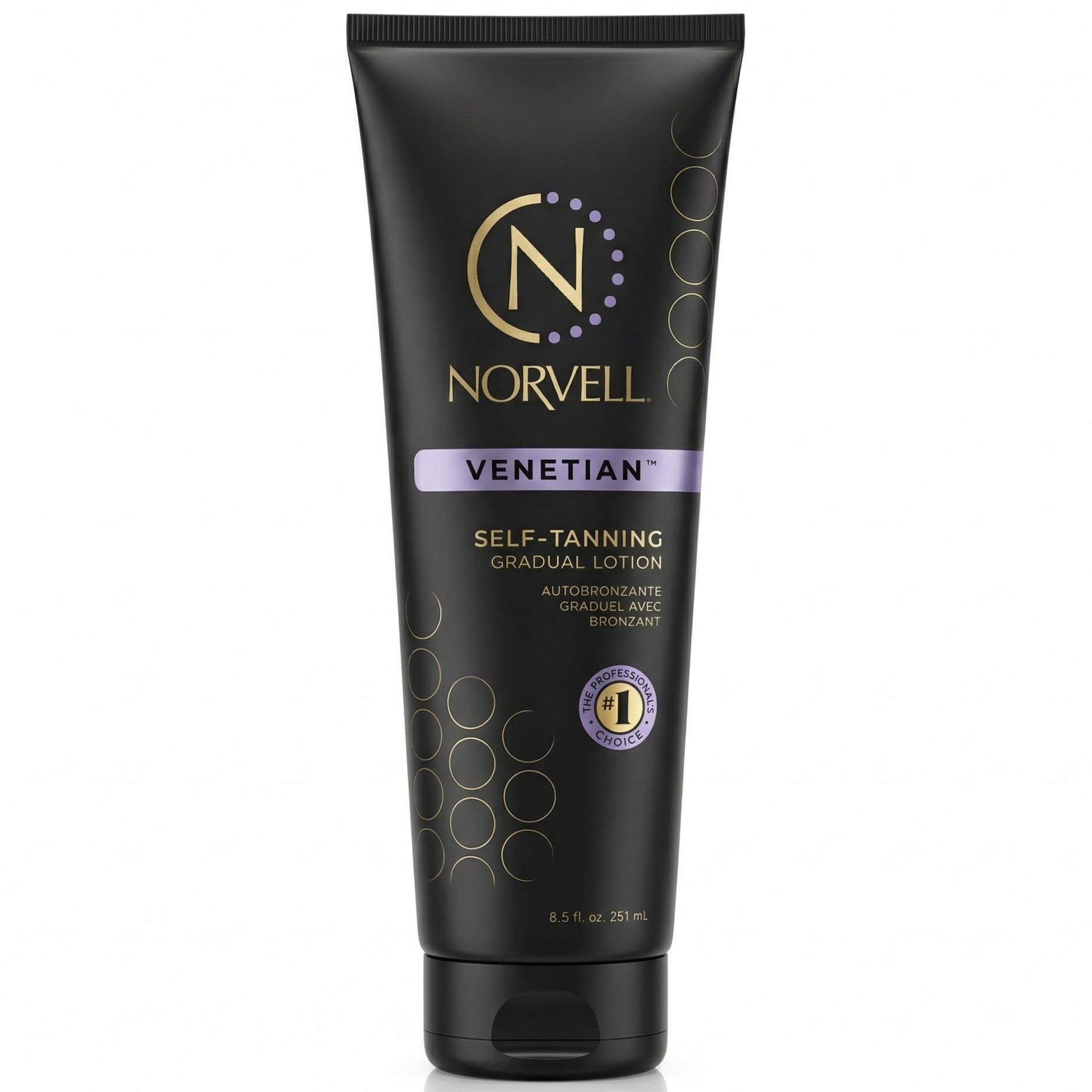 Norvell Venetian Sunless Tanning Color Extender Moisturizing Lotion (Cool Brown, 8.5 oz) 073m3