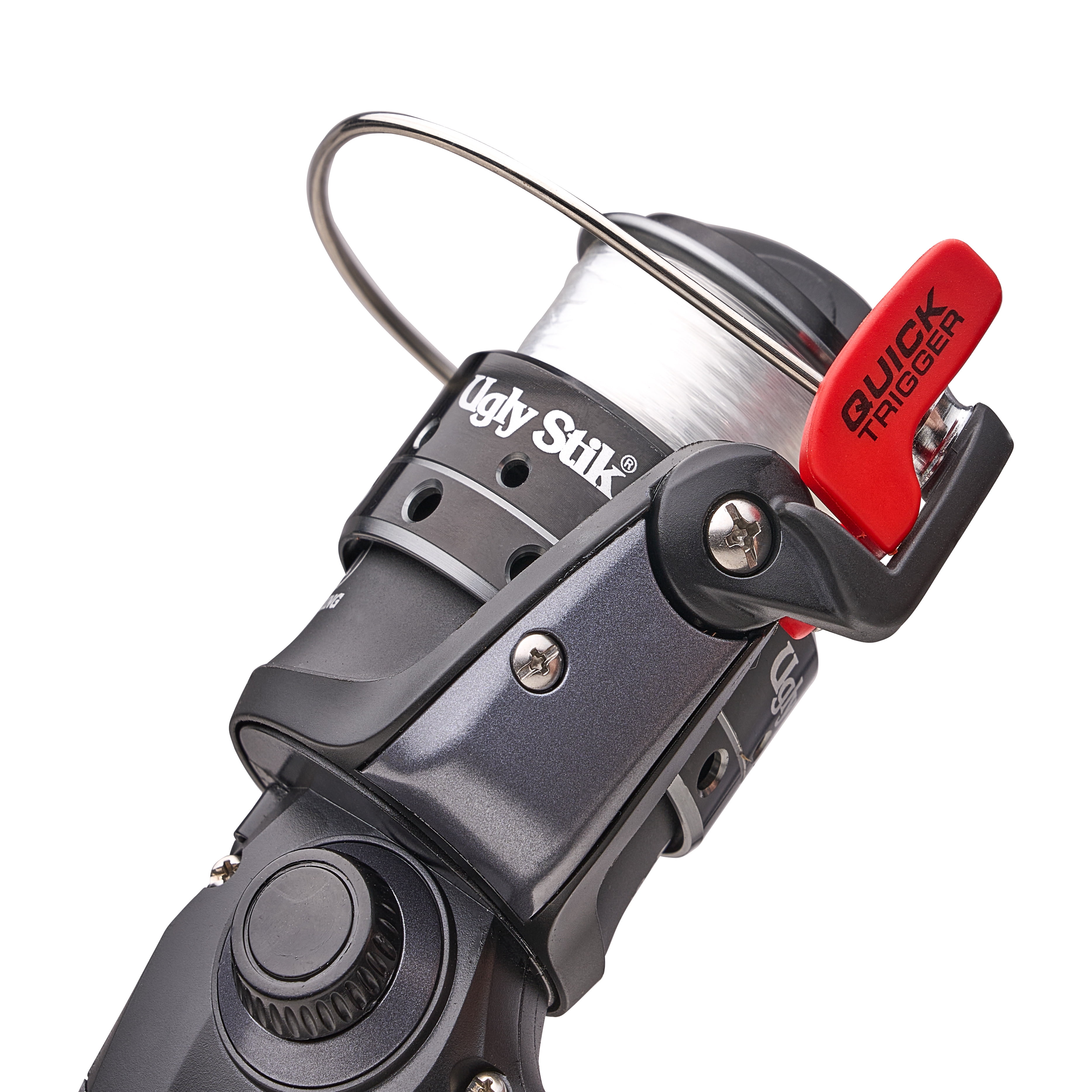 Ugly Stik Quick Trigger Spinning Fishing Combo (Light Power, 5 ft Rod, 30 Size Reel) 3cfkv