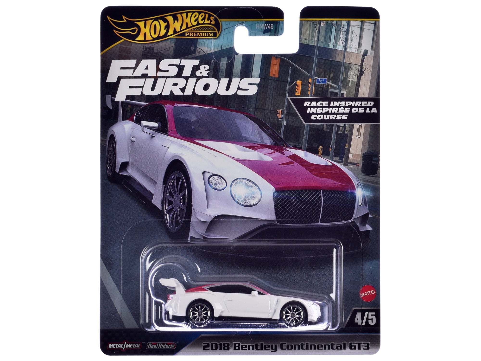 Hot Wheels Fast & Furious 2024 Diecast Model Car Set (5-Piece, 3 in) t1y0r