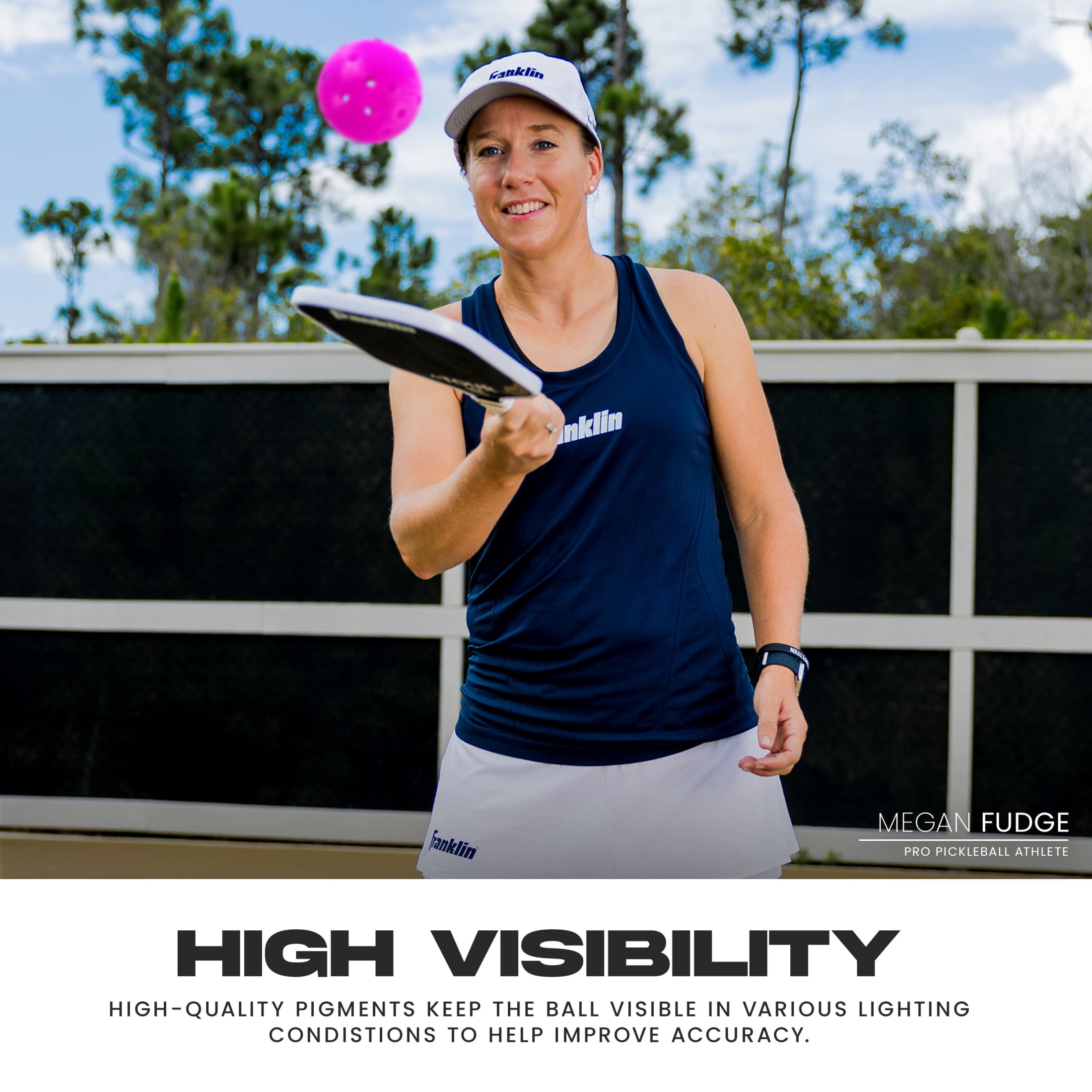 Franklin Sports X-40 Outdoor Pickleballs, USAPA Approved Tournament Performance (Purple, 3 Pack) ysuu0