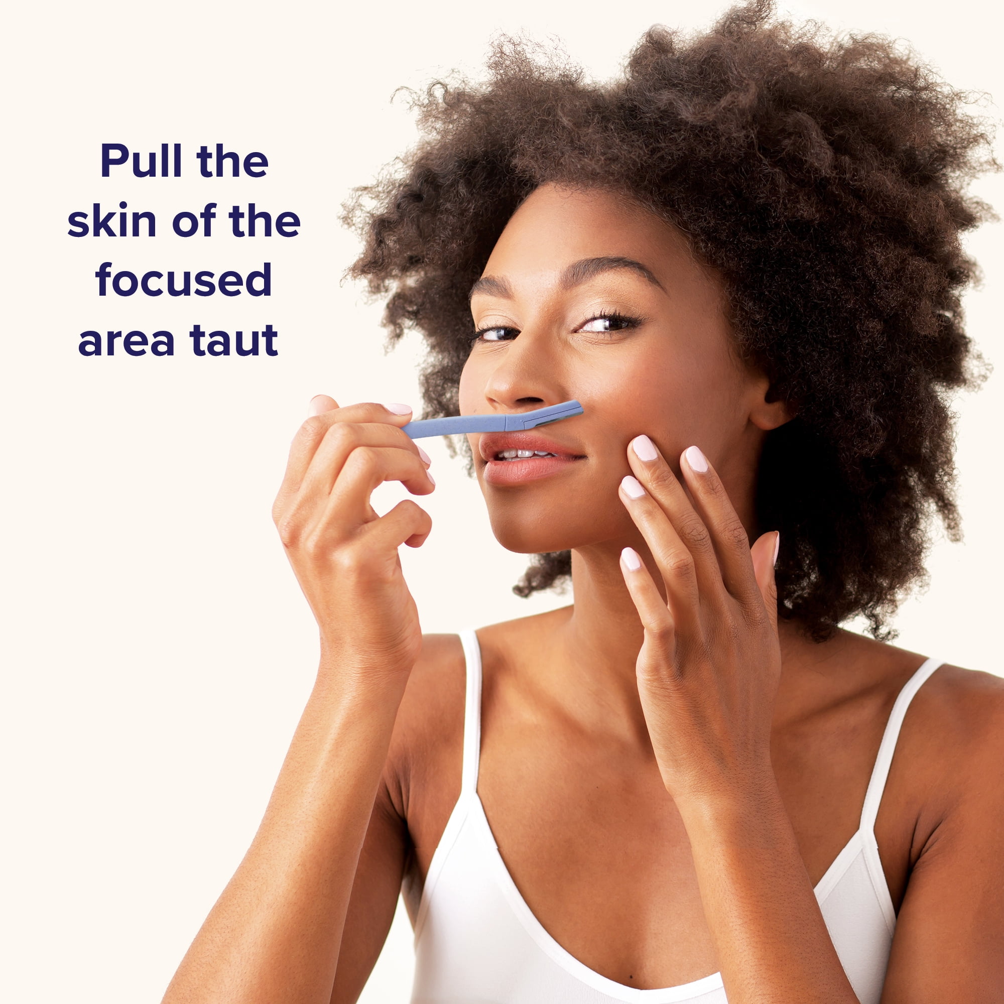 Plum Beauty Facial Shaping Razors, Dermaplaning Tool for Smooth Skin and Hair Removal (3 Count) 4x9ja
