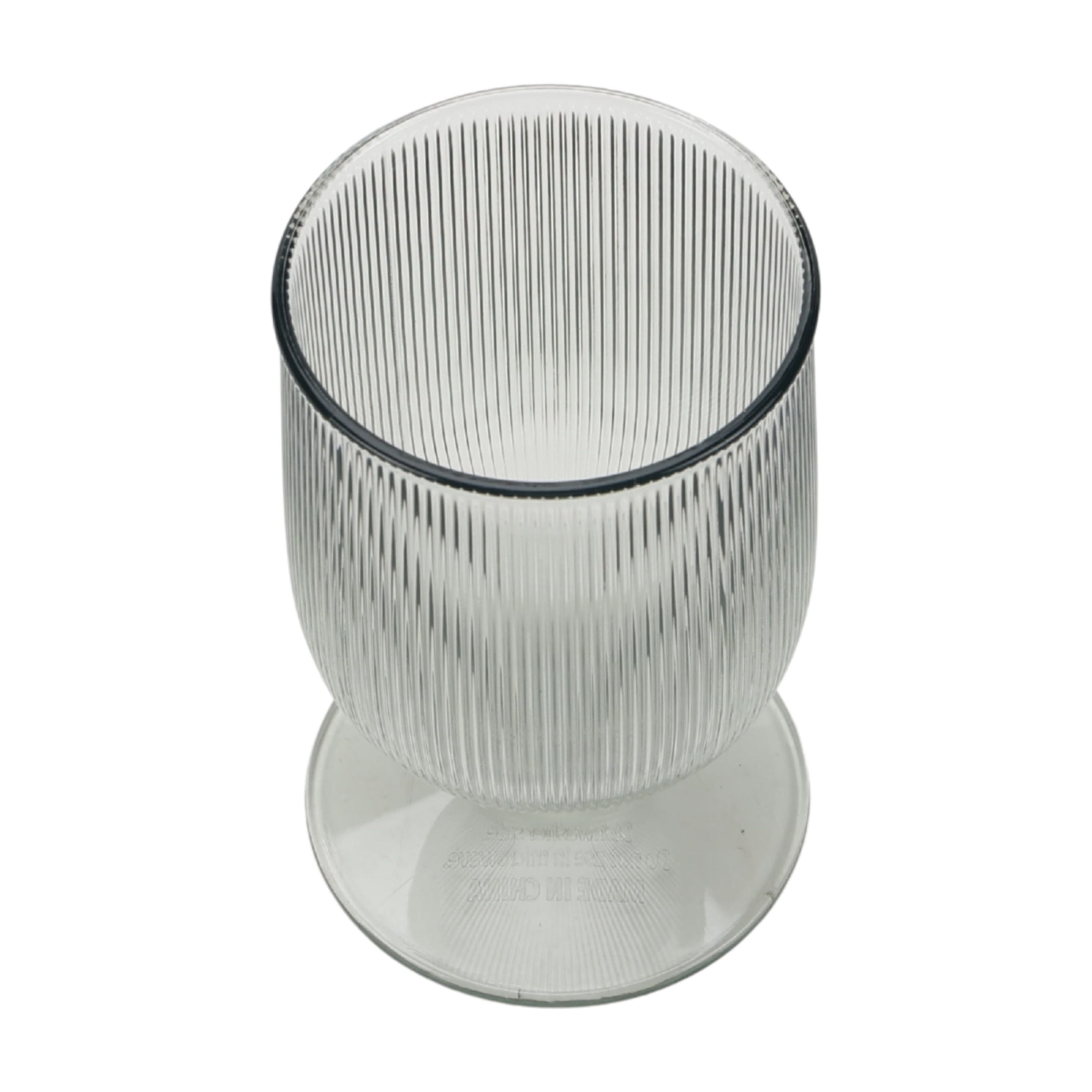 Better Homes & Gardens Ribbed Tritan Goblet, Durable Everyday Drinkware (Green, 12 fl oz) pm1nx - Image 3