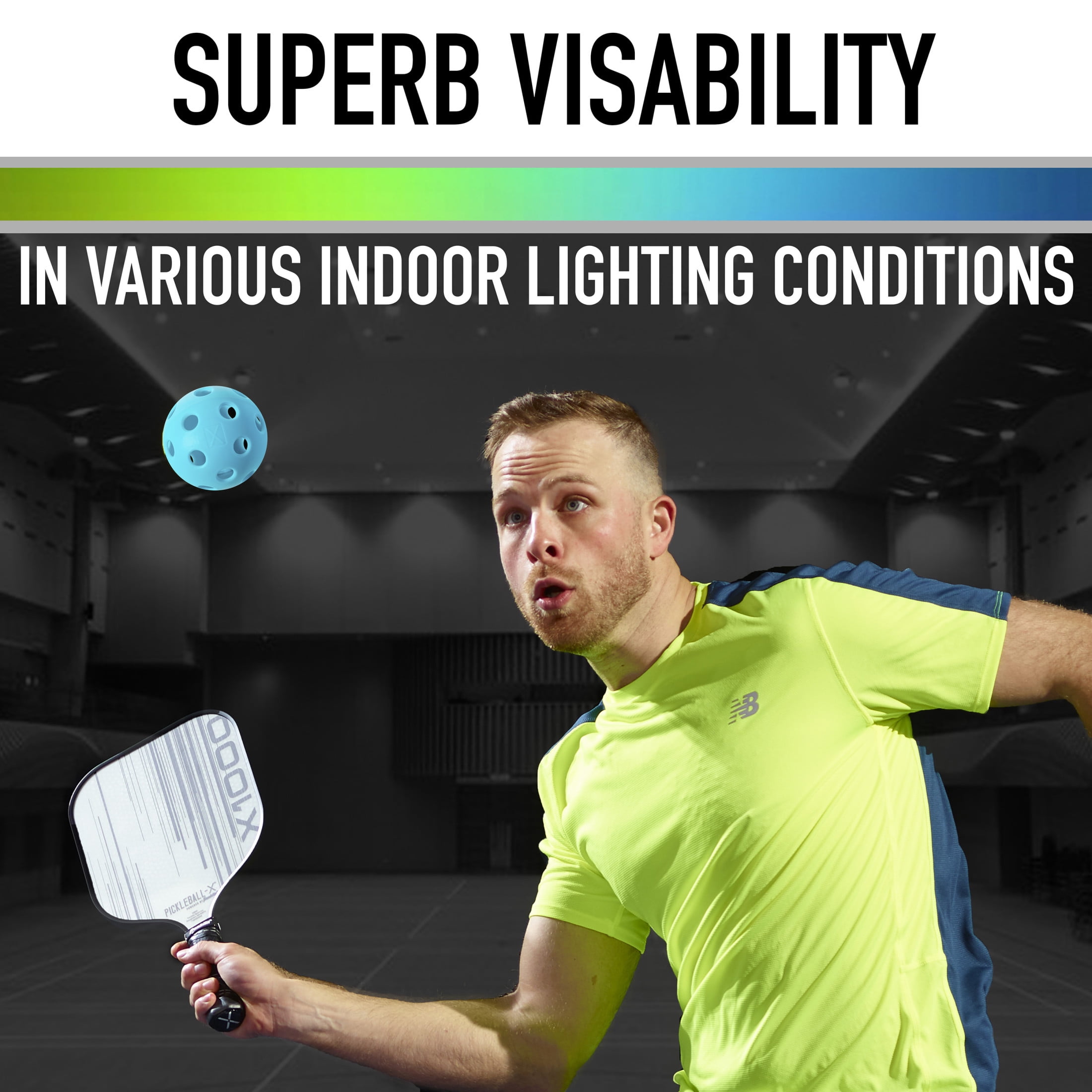Franklin Sports X-26 Official Indoor Pickleballs (Blue, 100 Pack) jjlam