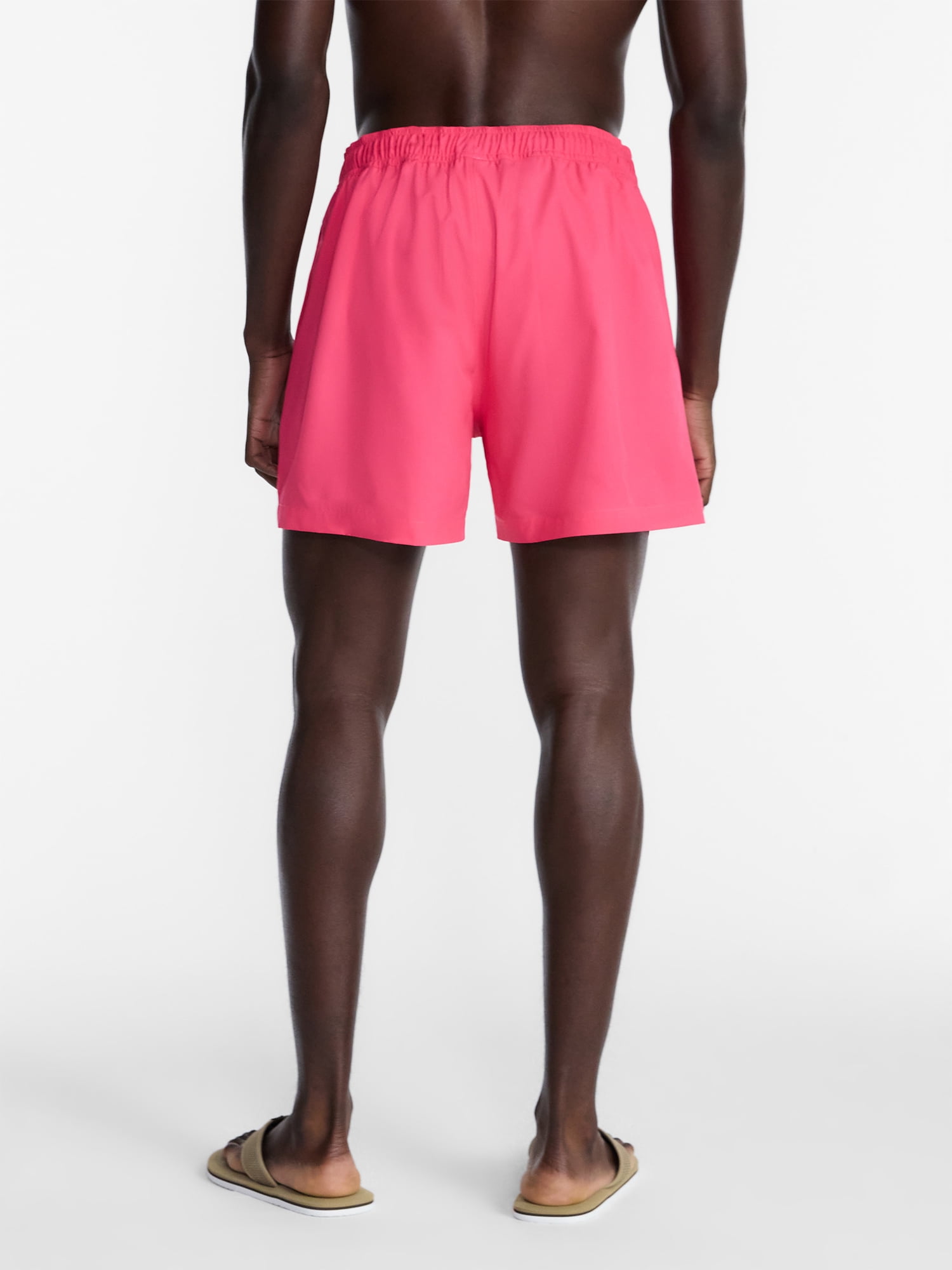 Hot Girl Summer by Megan Thee Stallion Men's Mesh Swim Shorts (Pink, S) 3n5pr