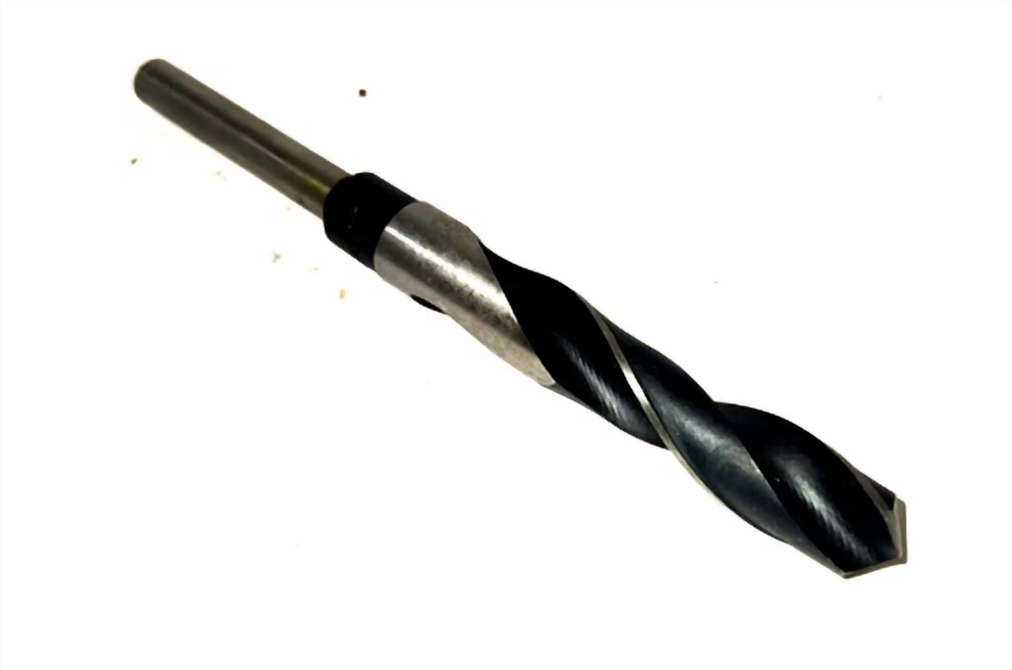 Knack 19/32 in Reduced Shank HSS Drill Bit with 3/8 in Shank and 118 Degree Point (19/32 in) 60ajg
