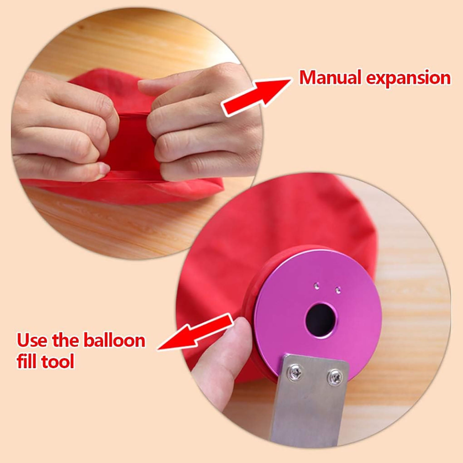 YUXUN YX Balloon Stuffing Machine Tool Kit with Knotting Function for Party Decoration (Blue, 1 Piece) dnpb6