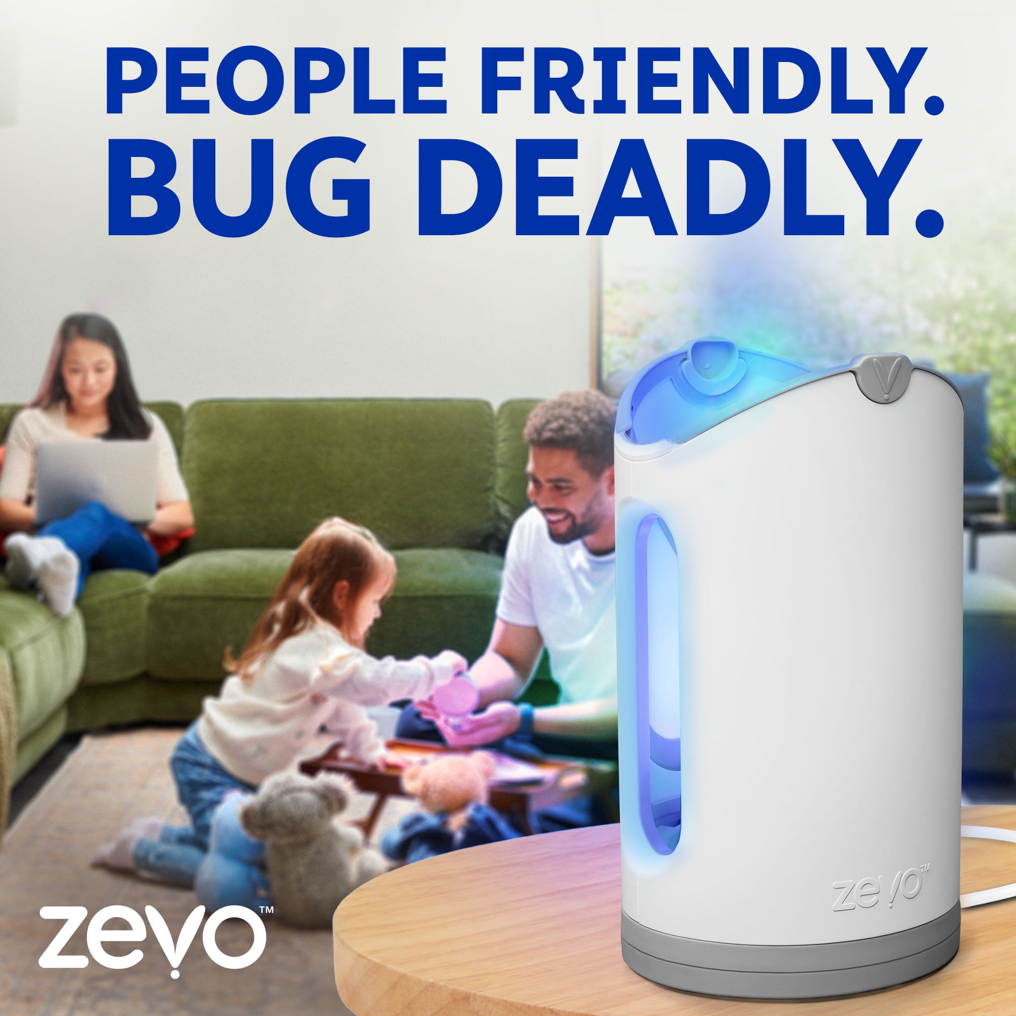 Zevo Max Indoor Flying Insect Trap (UV Light Attractant, 1 Device & 2 Cartridges) 9c2f7