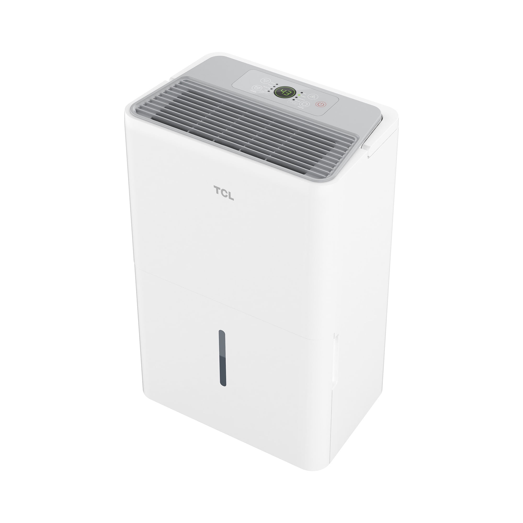 TCL 25 Pint Smart Dehumidifier, Energy Star Certified, Quiet Operation, App-Controlled, Portable Design (White, 25 Pint) yqem7