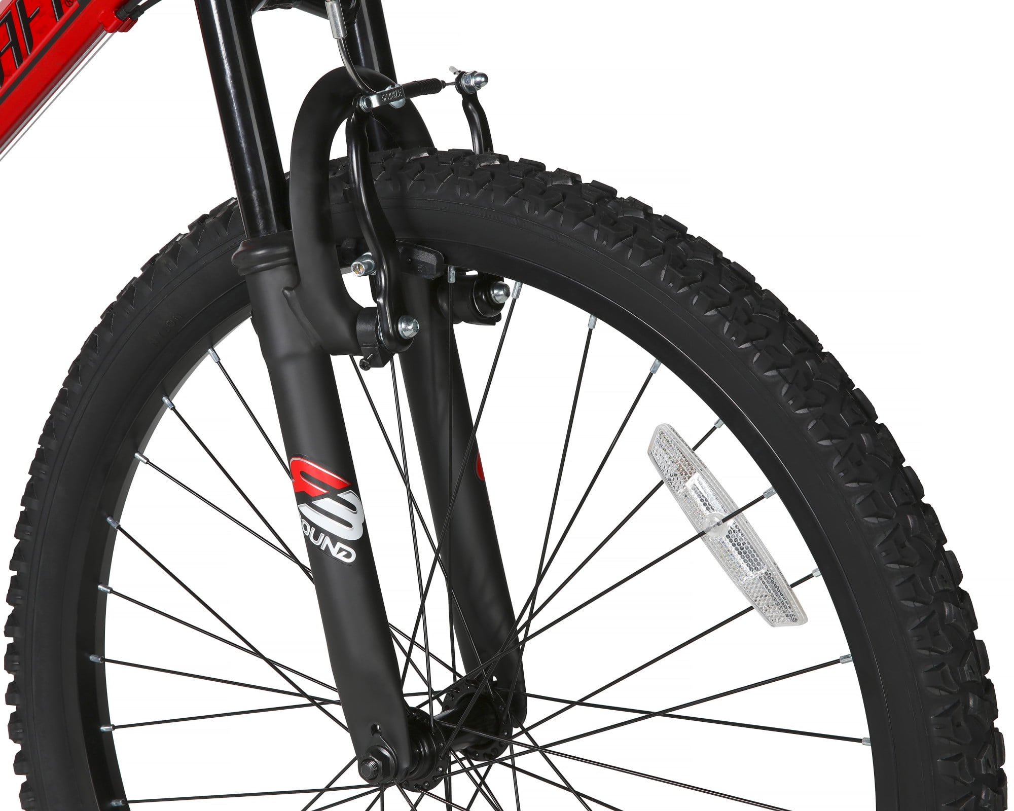 Dynacraft Gauntlet Boys Mountain Bike (Red, 24 in) upmdu