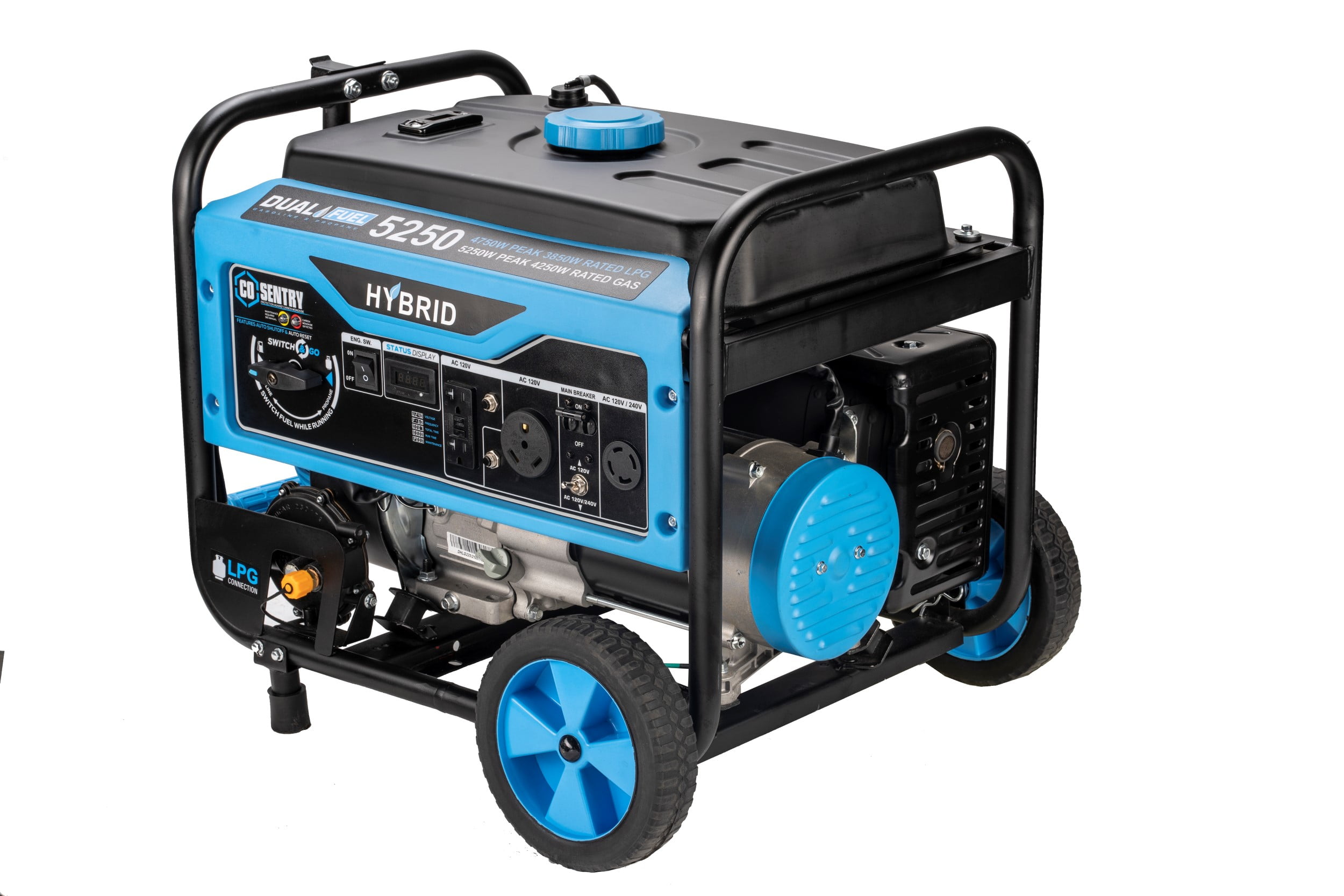 Pulsar 5,250-Watt Dual Fuel Portable Generator with CO Sentry (5,250 Watt) juk0z