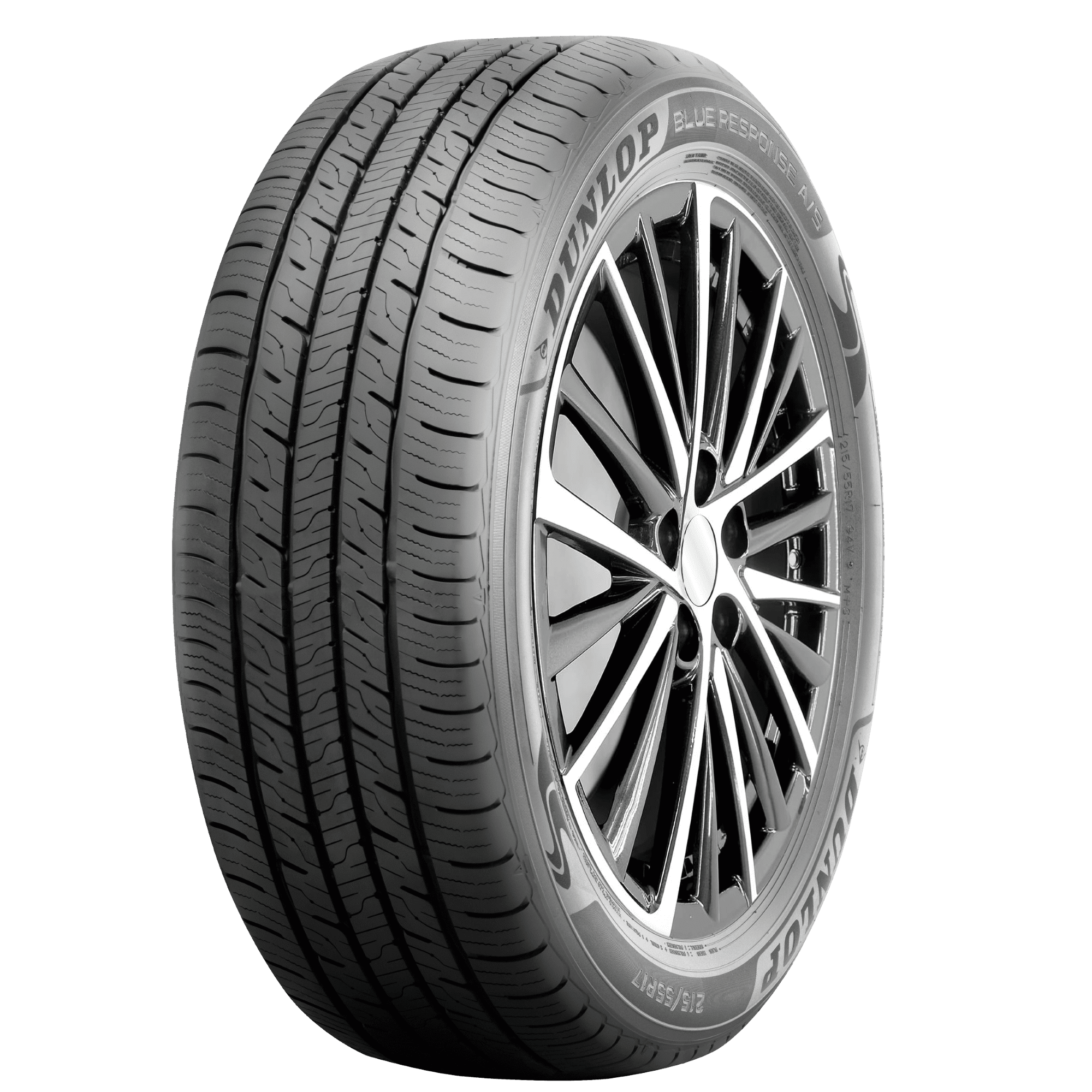 Dunlop Blue Response A/S All-Season Performance Tires (215/45R17, 4-Pack) 0e2f3