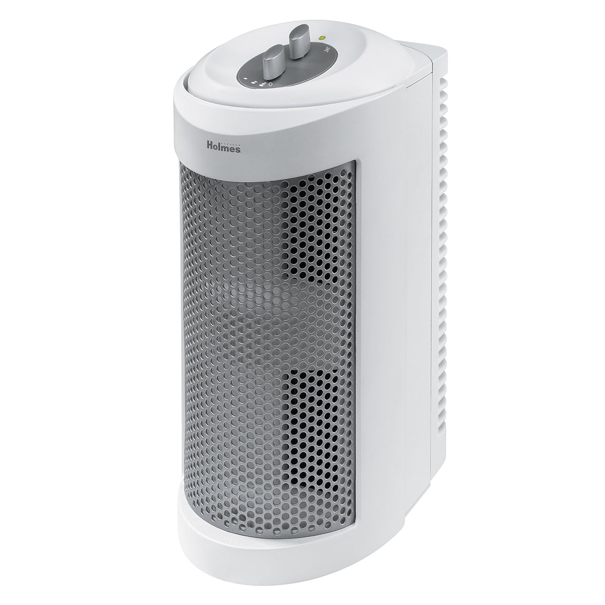 Holmes True HEPA Allergen Remover Mini Tower Air Purifier for Small Spaces (White, 85 sq ft) jy65e