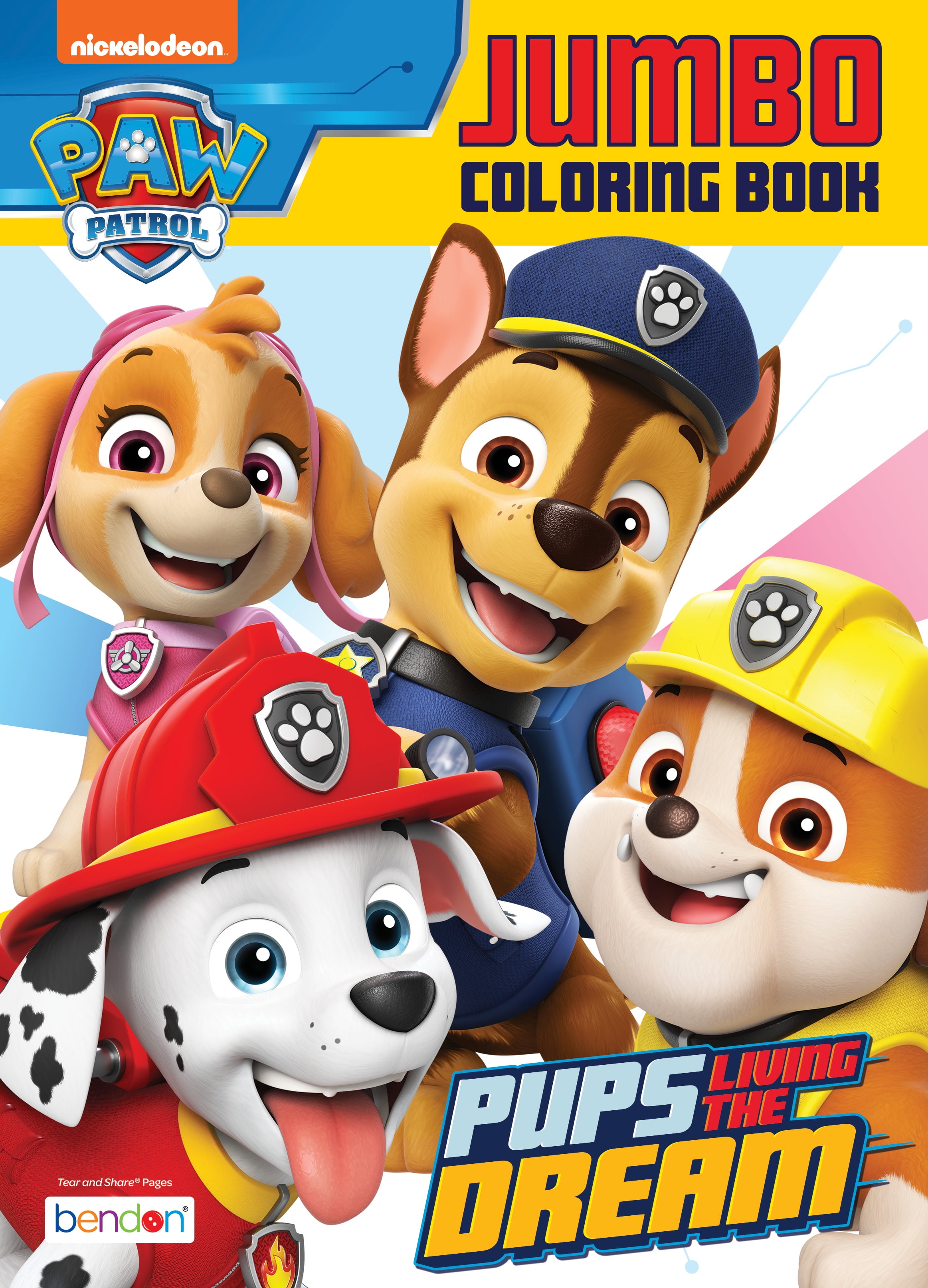 PAW Patrol Jumbo Coloring Book, Activity Book for Kids (64 Pages, 10.75 in x 7.75 in) rot9i