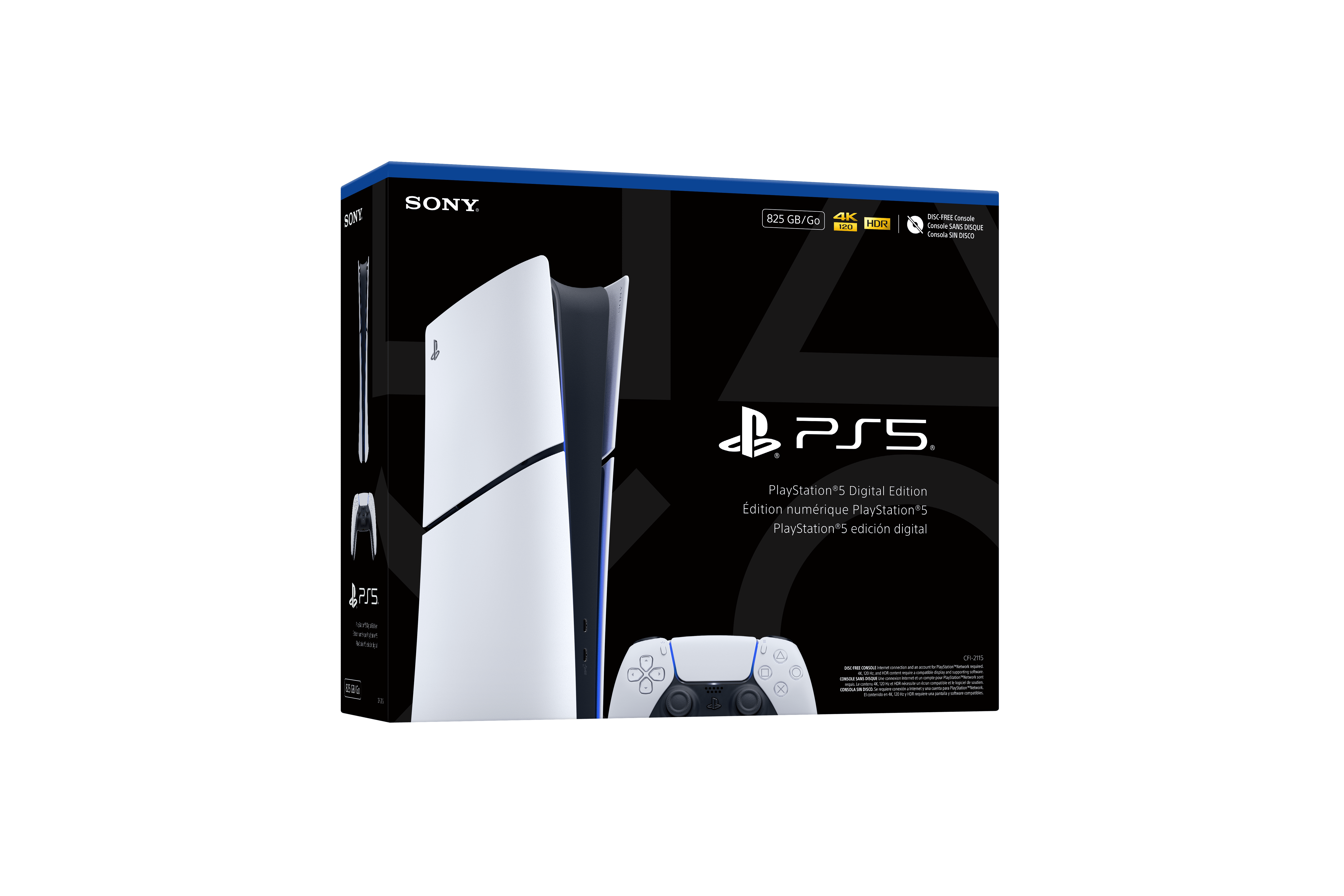 PlayStation 5 Digital Console Slim Gaming System (White, 825GB) n9kg9