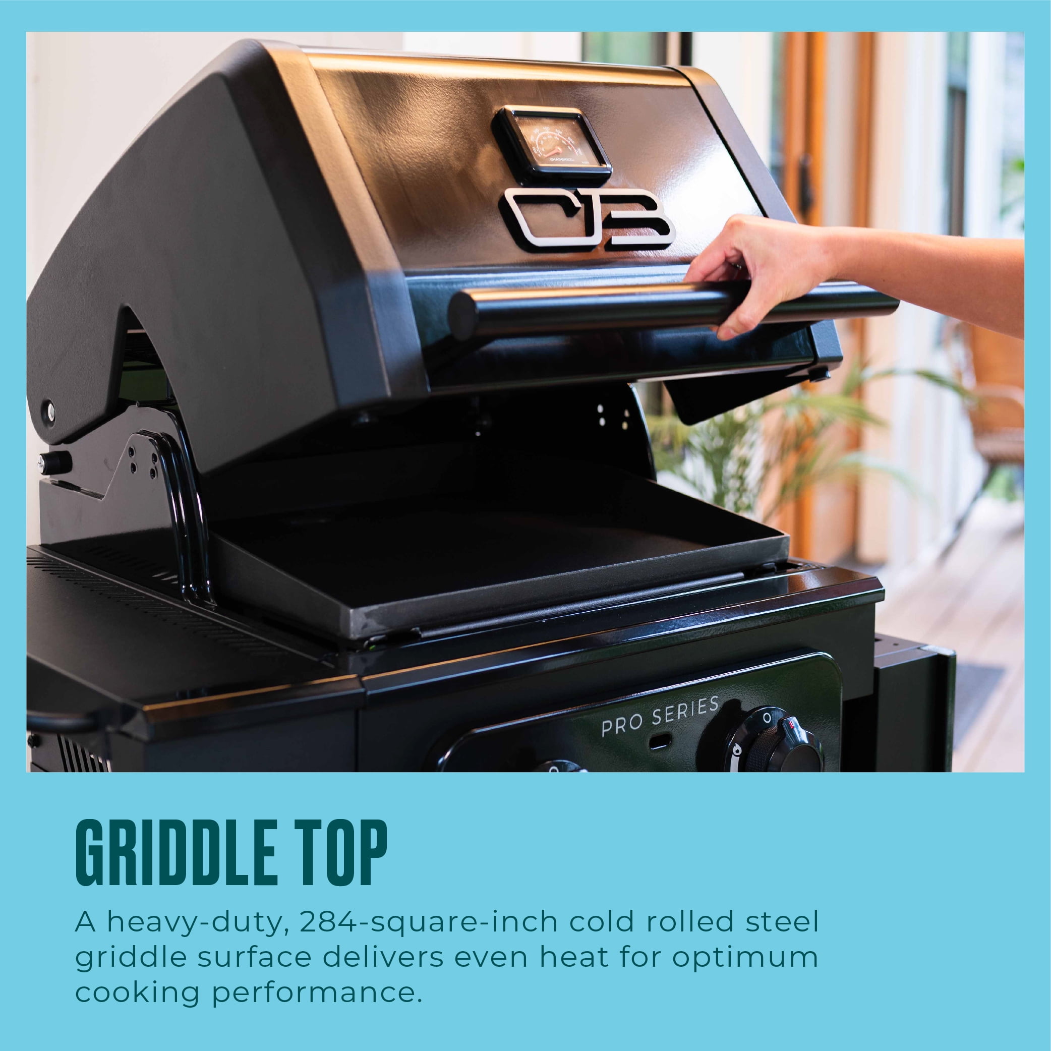 Charbroil Pro Series 2-Burner Gas Grill and Griddle (Black, 180 sq in) u232x - Image 6