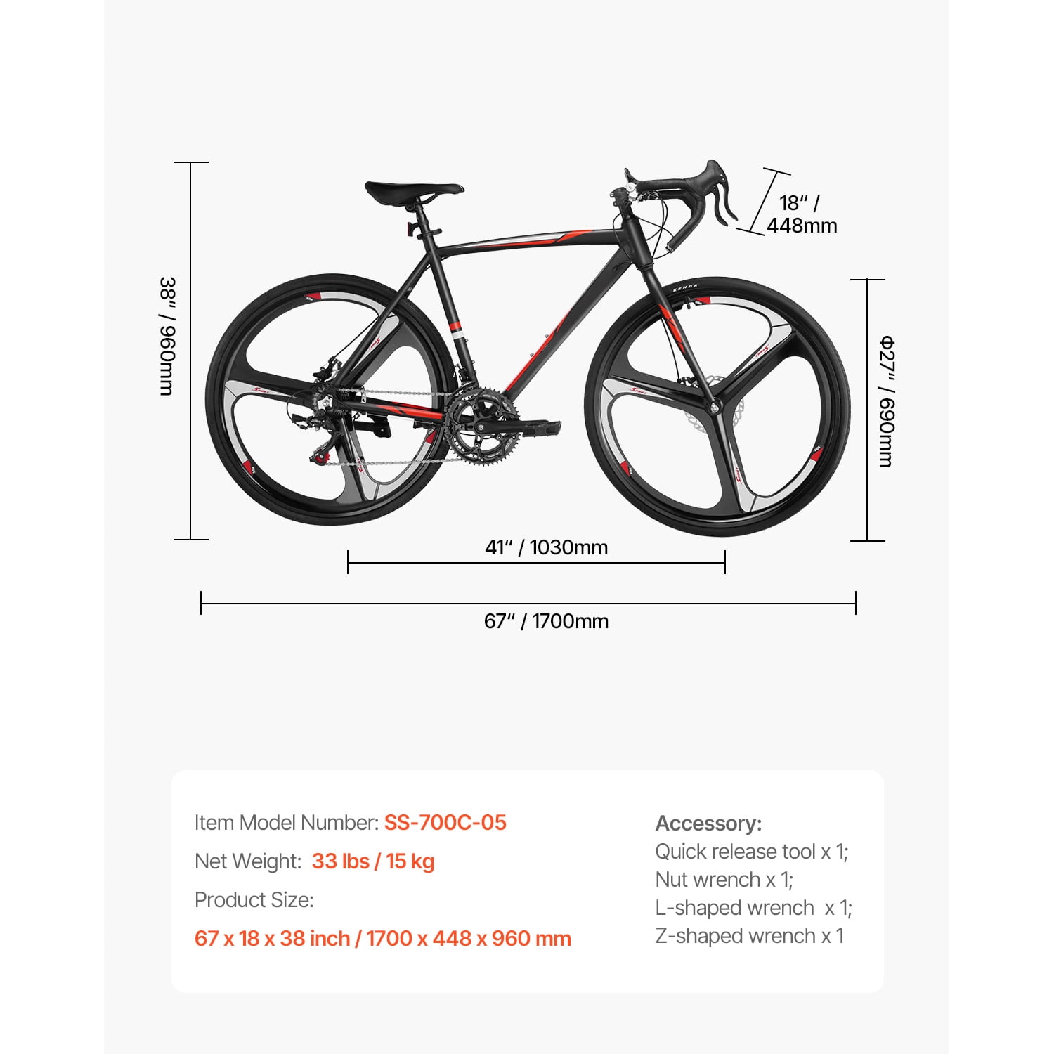 KFFKFF Road Bike, 14-Speed Aluminum Frame Urban Commuter Bicycle with Carbon Steel Fork (700C x 28C) rp5ru
