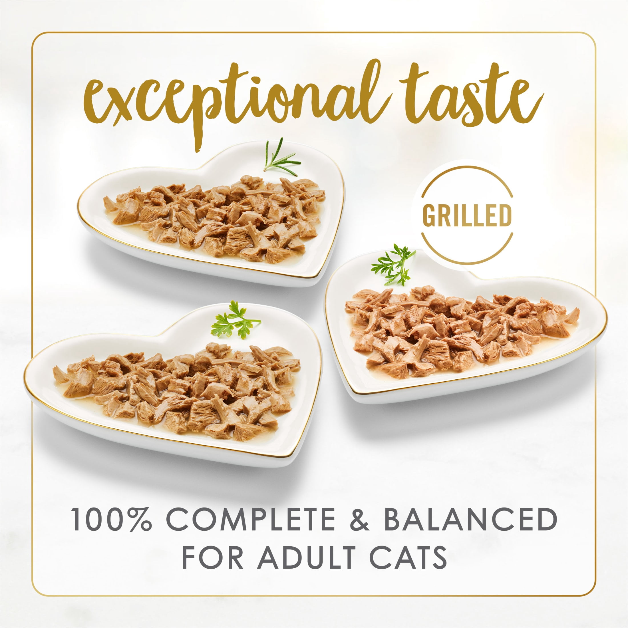 Fancy Feast Grilled Poultry & Beef Wet Cat Food Variety Pack (30 Pack, 3 oz) h1916