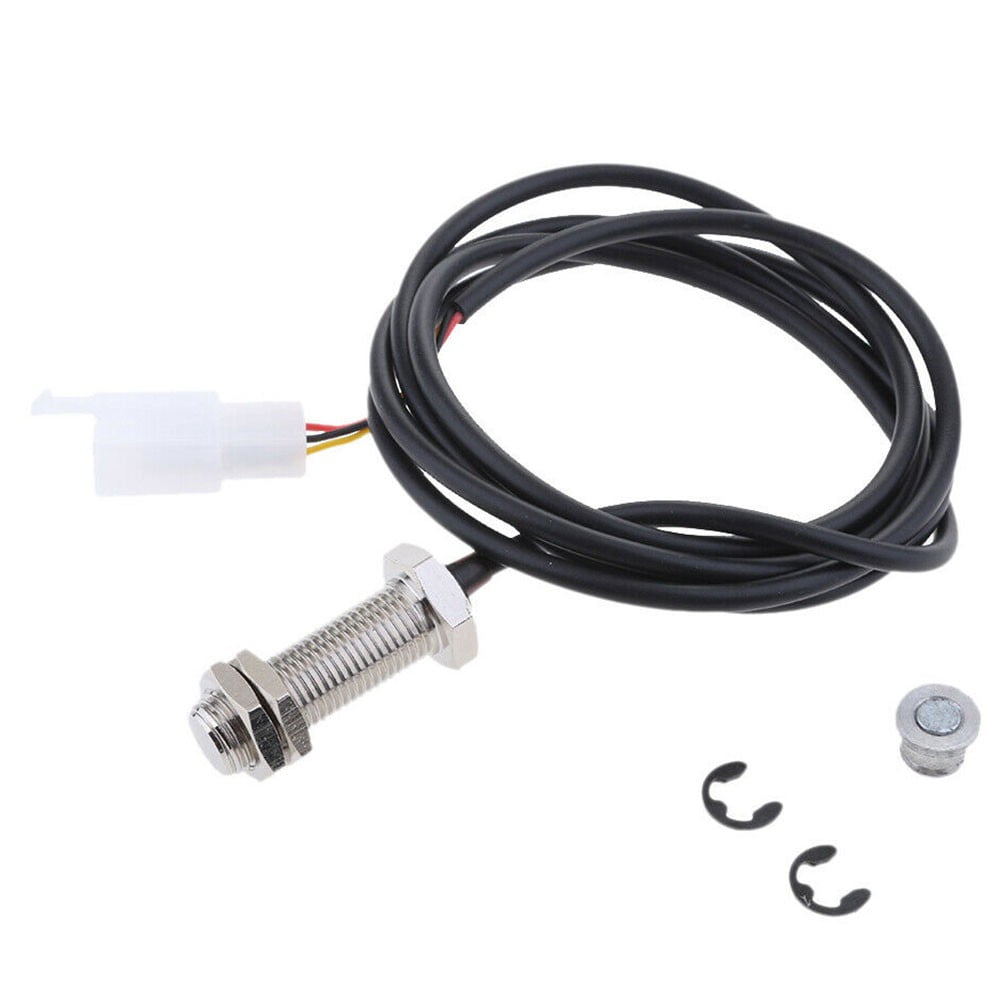Generic Motorcycle Digital Odometer Speedometer Sensor Cable with 2 Magnets (59 in) dmjfb