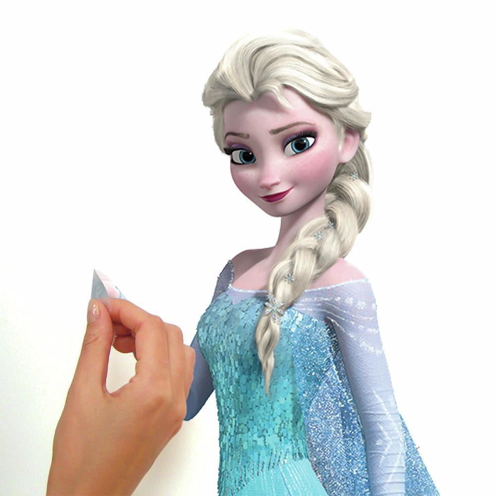RoomMates Frozen Elsa Giant Wall Decals with Glitter (Blue, 48.75 in x 41.5 in) hy0lj