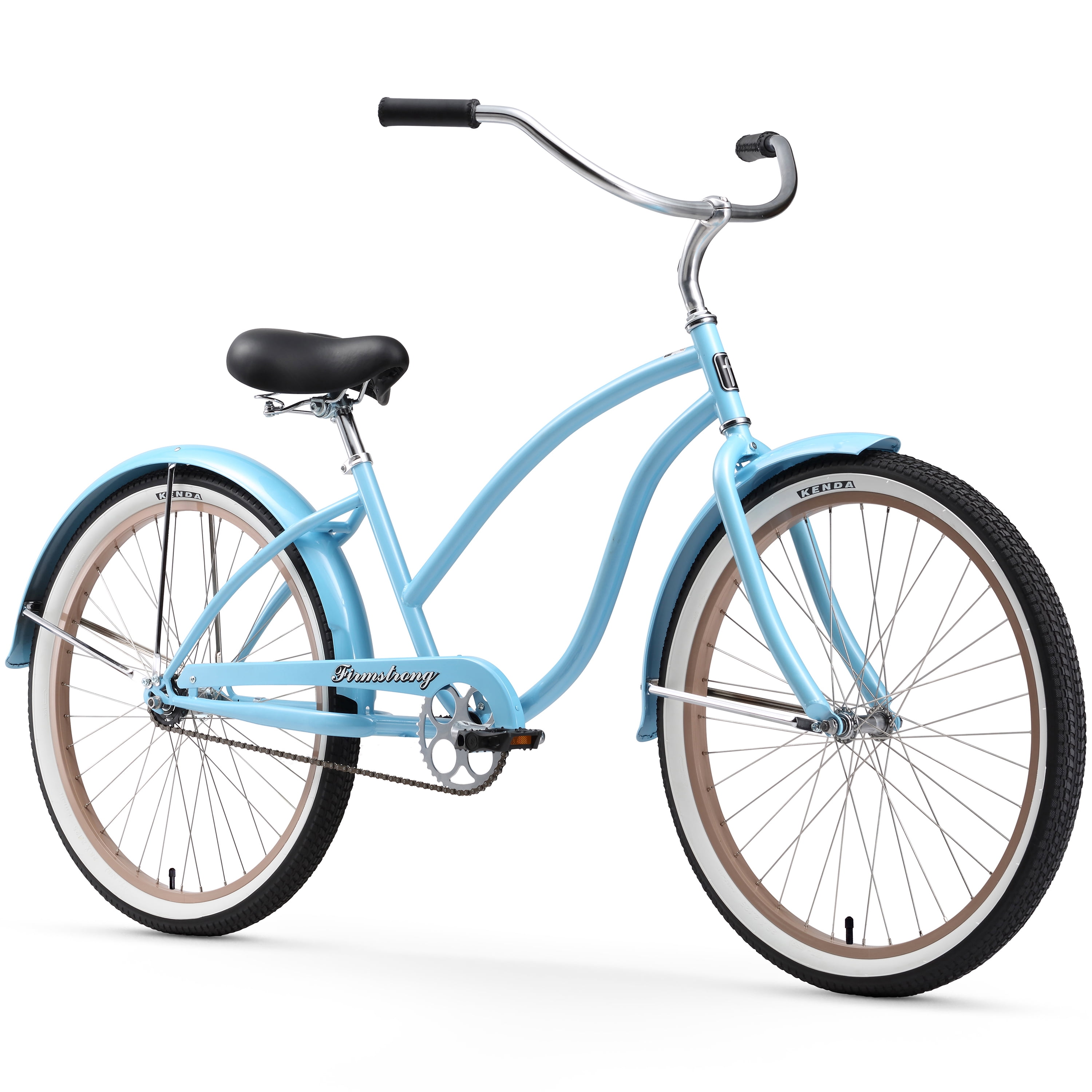 Firmstrong Chief Lady Women's Beach Cruiser Bike (Light Blue, 26 in) xw2ud