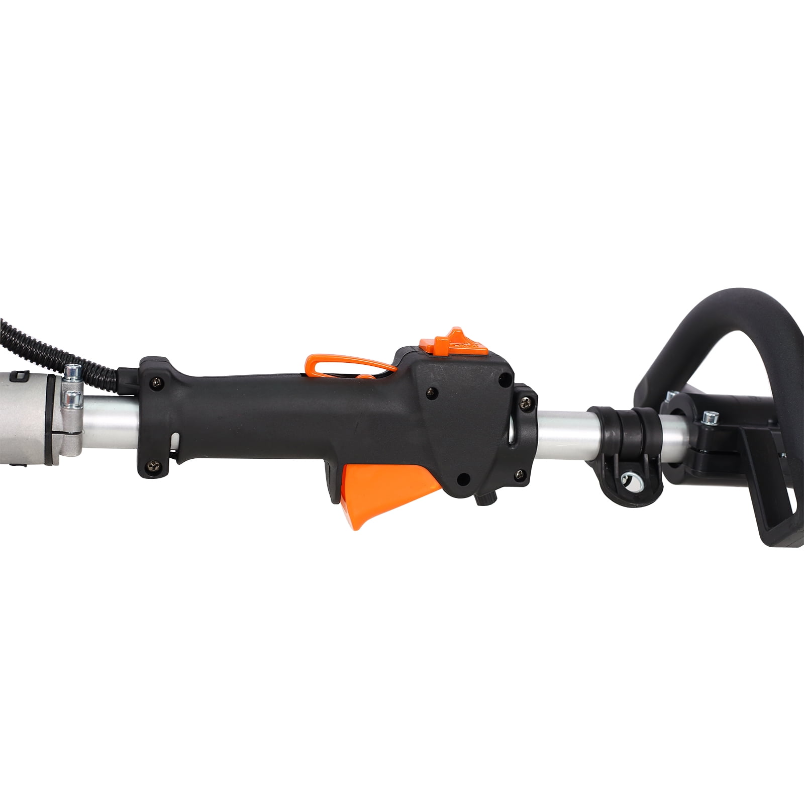 Syngar 4-in-1 Gas Grass Trimmer and Brush Cutter Multi-Tool with Pole Saw and Hedge Trimmer (Orange, 33cc) qhwwv