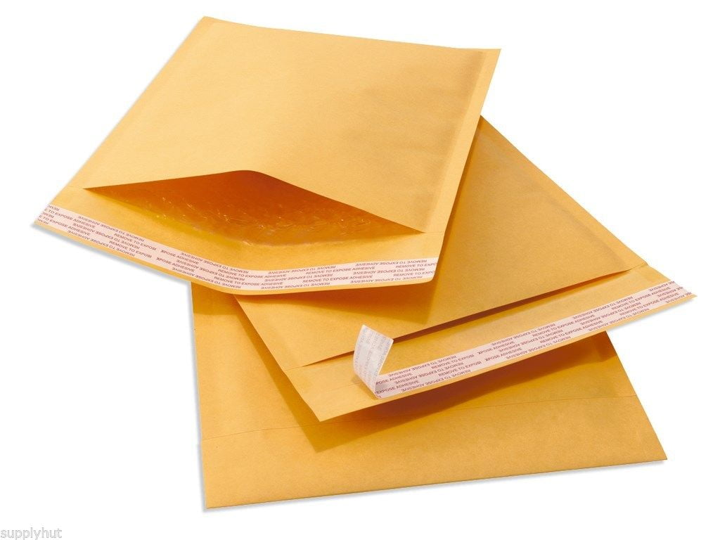 Supplyhut Kraft Bubble Padded Shipping Mailers (Brown, 7.25 in x 8 in, 30 Count) upw58