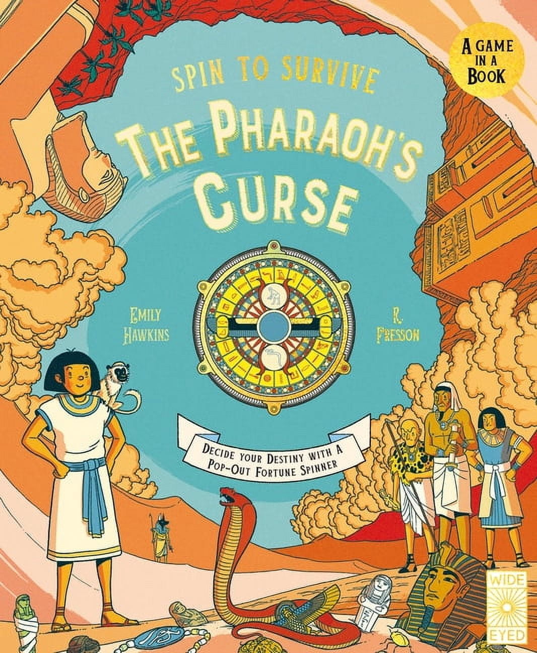 Emily Hawkins Spin to Survive: The Pharaoh's Curse, Book 5 (Hardcover, 64 Pages) 2i4te